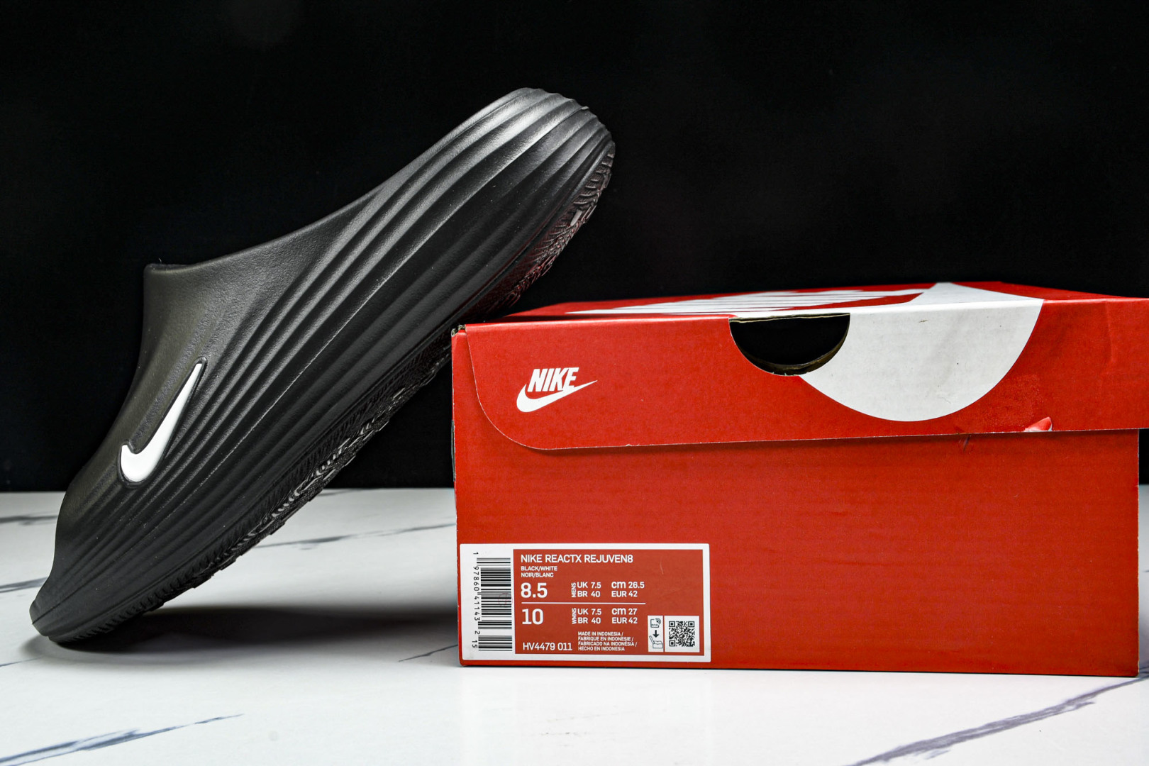  Nike ReactX Rejuven8 Slide 耐克夏日穿搭凉鞋 HV4479-011 尺寸 3