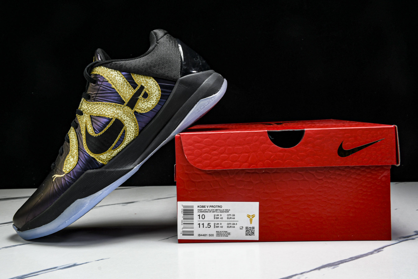  Nk Zoom Kobe V Protro 科比5 复刻低帮实战篮球鞋 IB4481-500 尺寸 3
