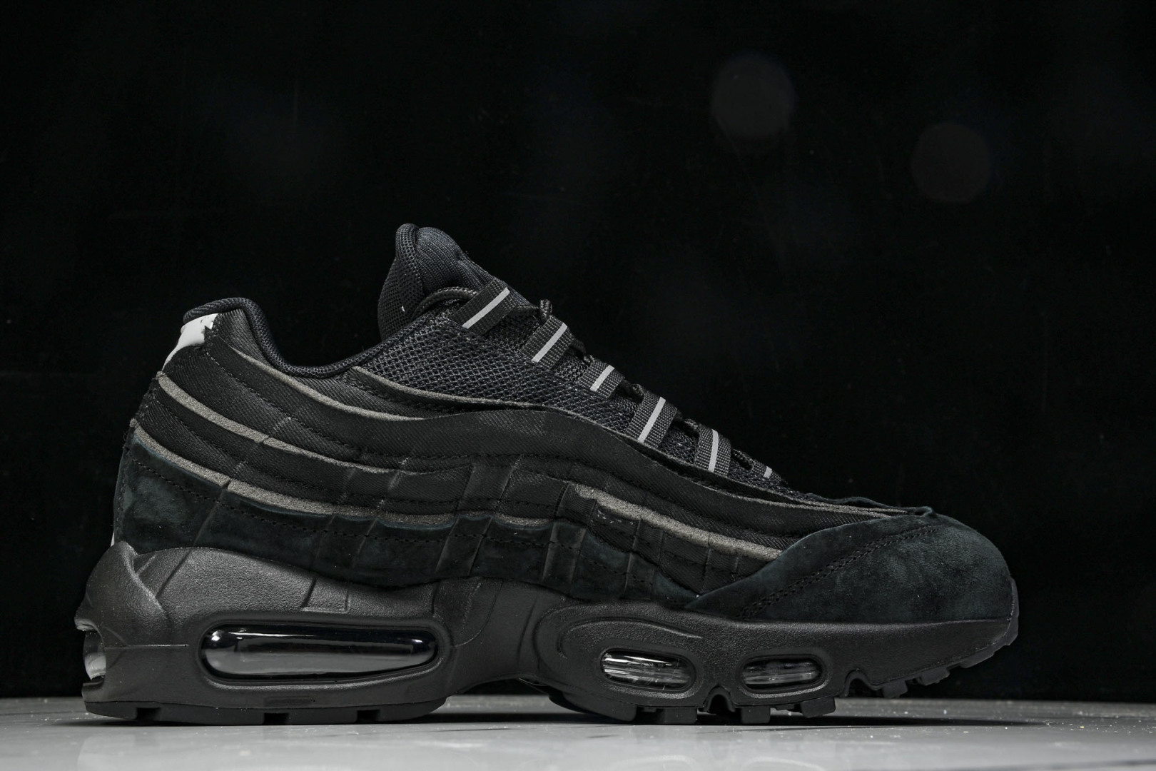  NK Air Max 95 Comme Des Garcons Black Grey CDG 黑色 C