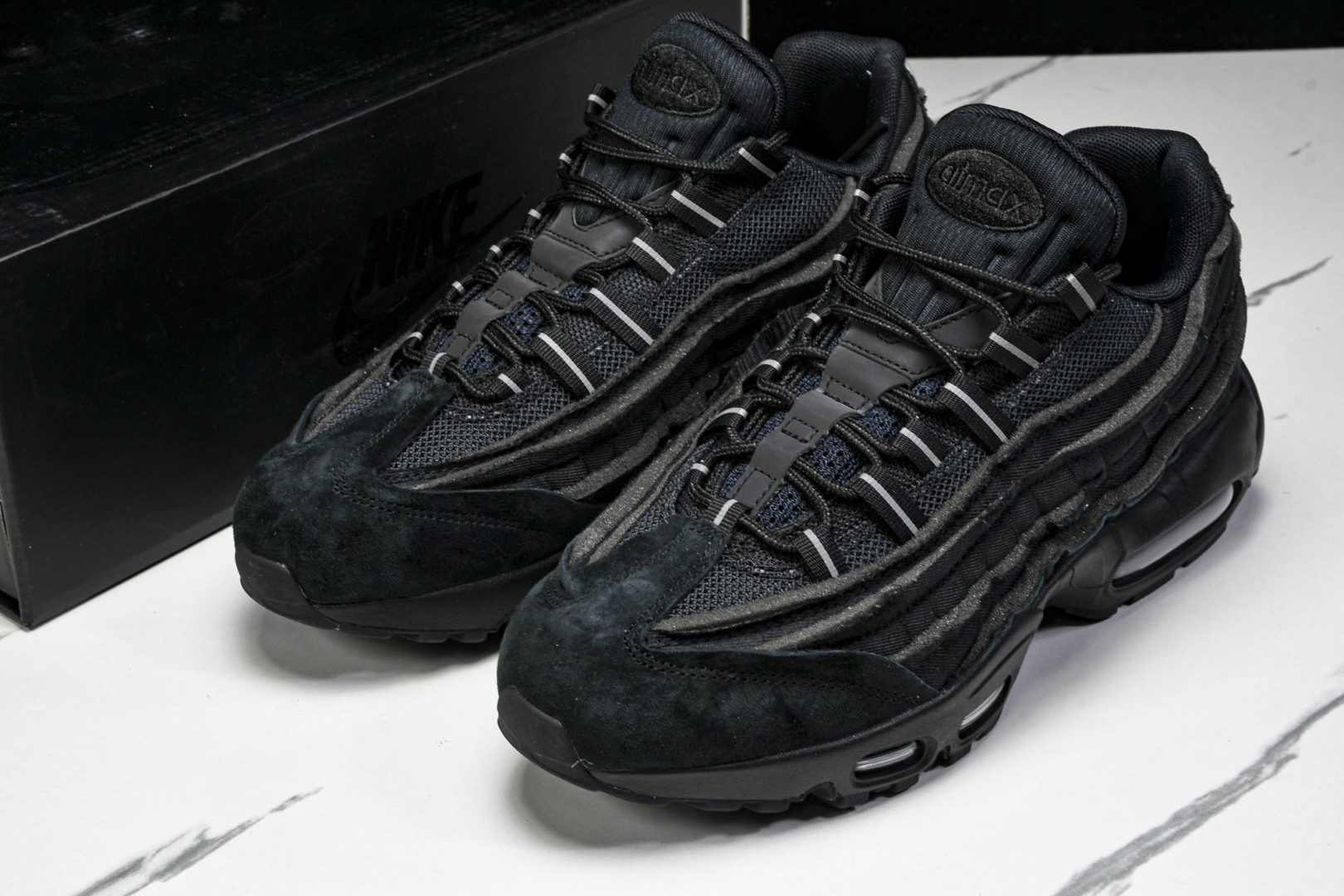  NK Air Max 95 Comme Des Garcons Black Grey CDG 黑色 C