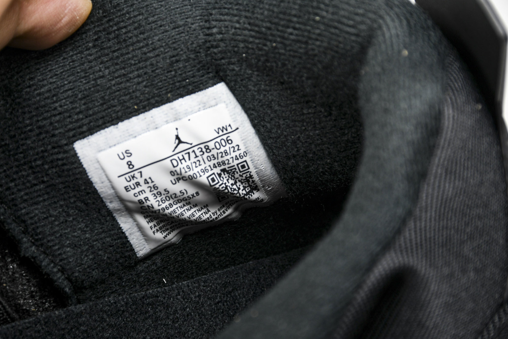  Air Jordan 4 Retro SE‘Black Canvas’黑色帆布 小阿姆 DH7138-