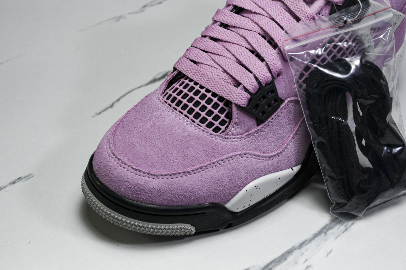  WMNS AIR JORDAN 4 RETRO “Orchid” 猛男粉色 AQ9129-501 尺寸
