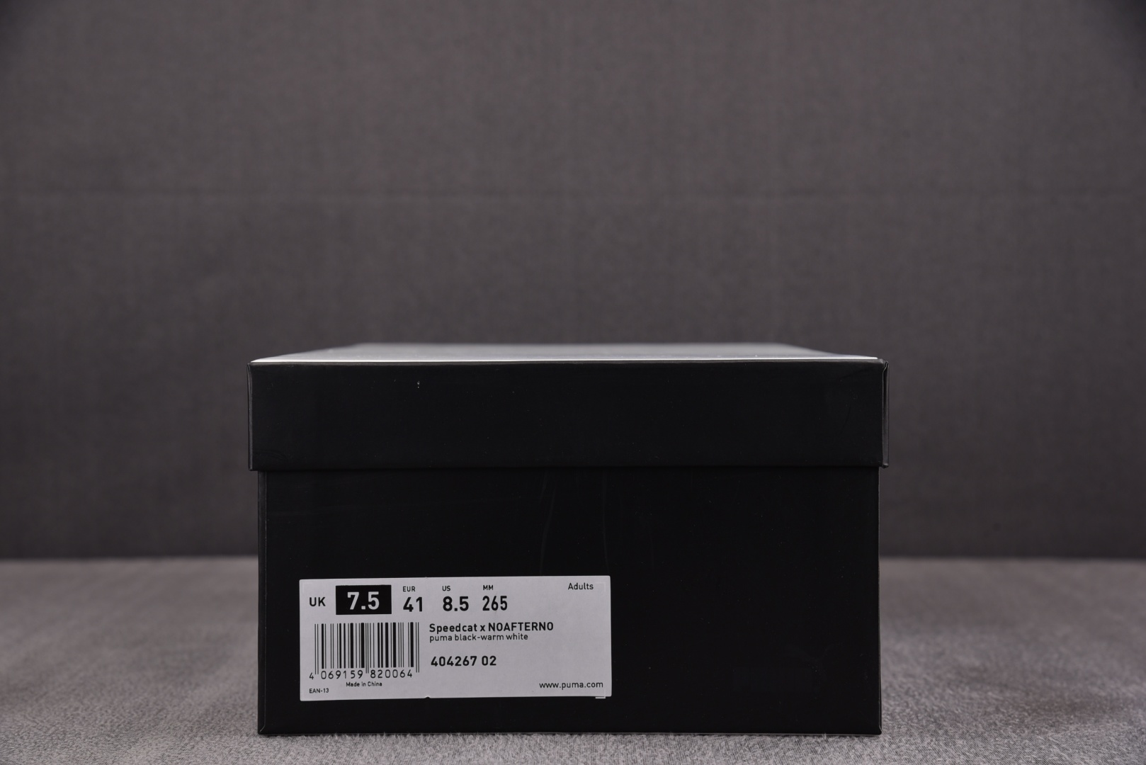 彪马 尺码36-45

纯原版出品-Puma SPeedcat x Noafterno Black Wh