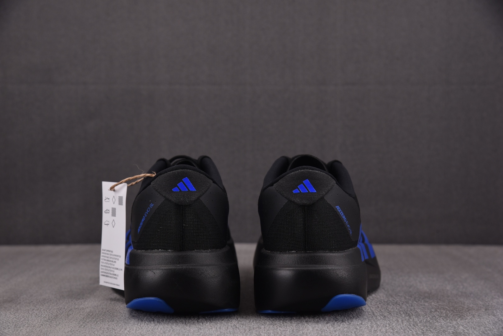  AD Adizero EVO SL Black Blue 黑蓝 J 尺寸36 36.5 37 38 3