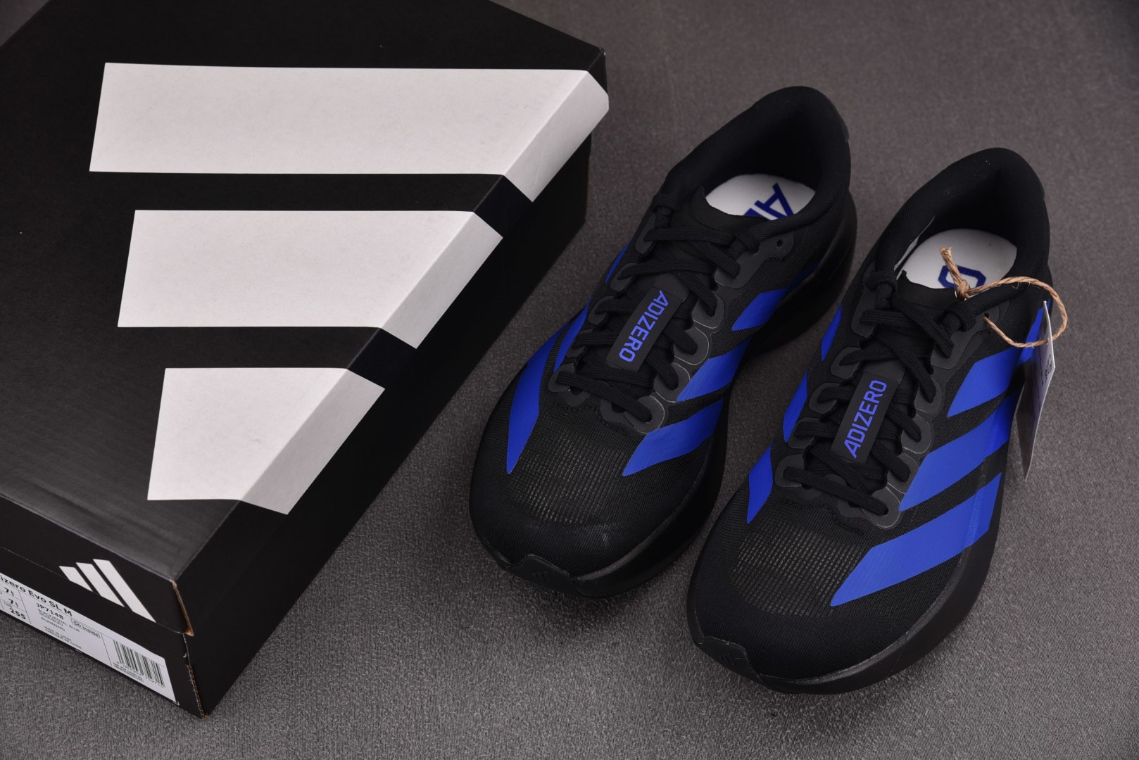  AD Adizero EVO SL Black Blue 黑蓝 J 尺寸36 36.5 37 38 3
