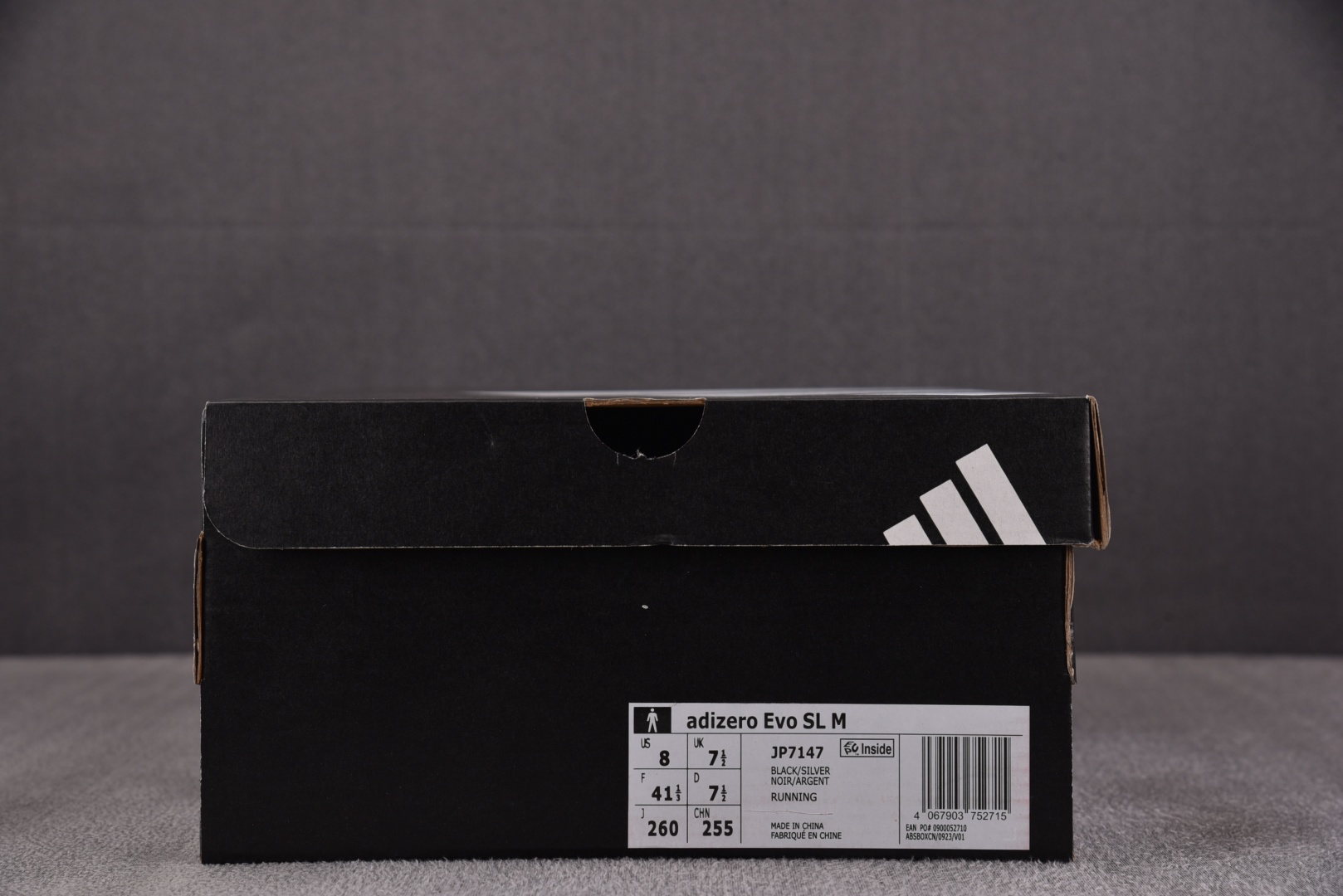  AD Adizero EVO SL Grey Black 灰黑 J 尺寸36 36.5 37 38 3