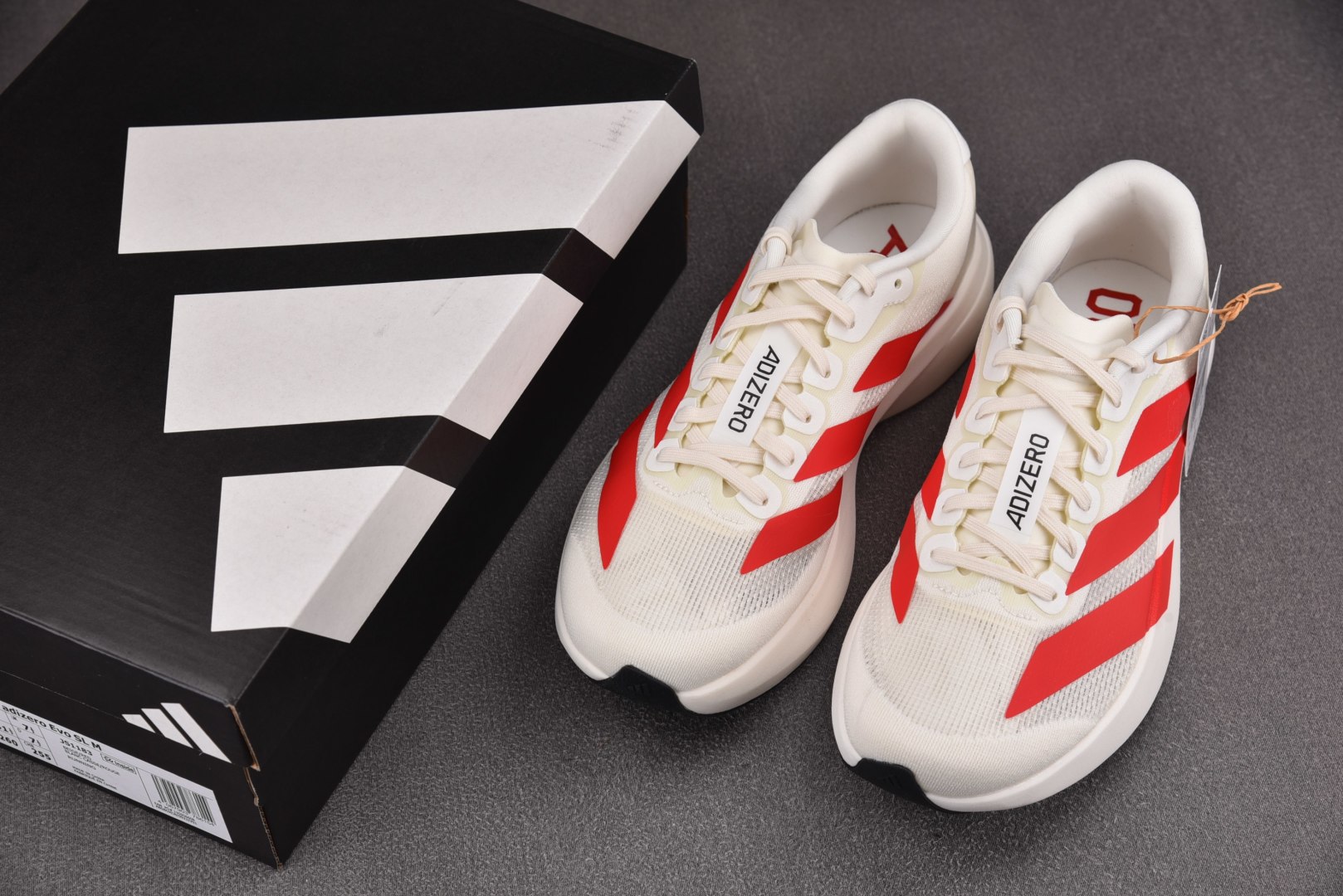  AD Adizero EVO SL Off White Better Scarlet 米红 JS118