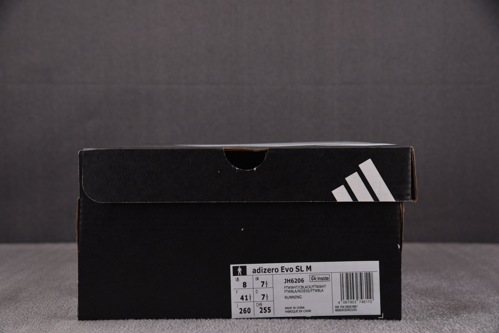  AD Adizero EVO SL White Black 白黑 JH6206 尺寸36 36.5 3