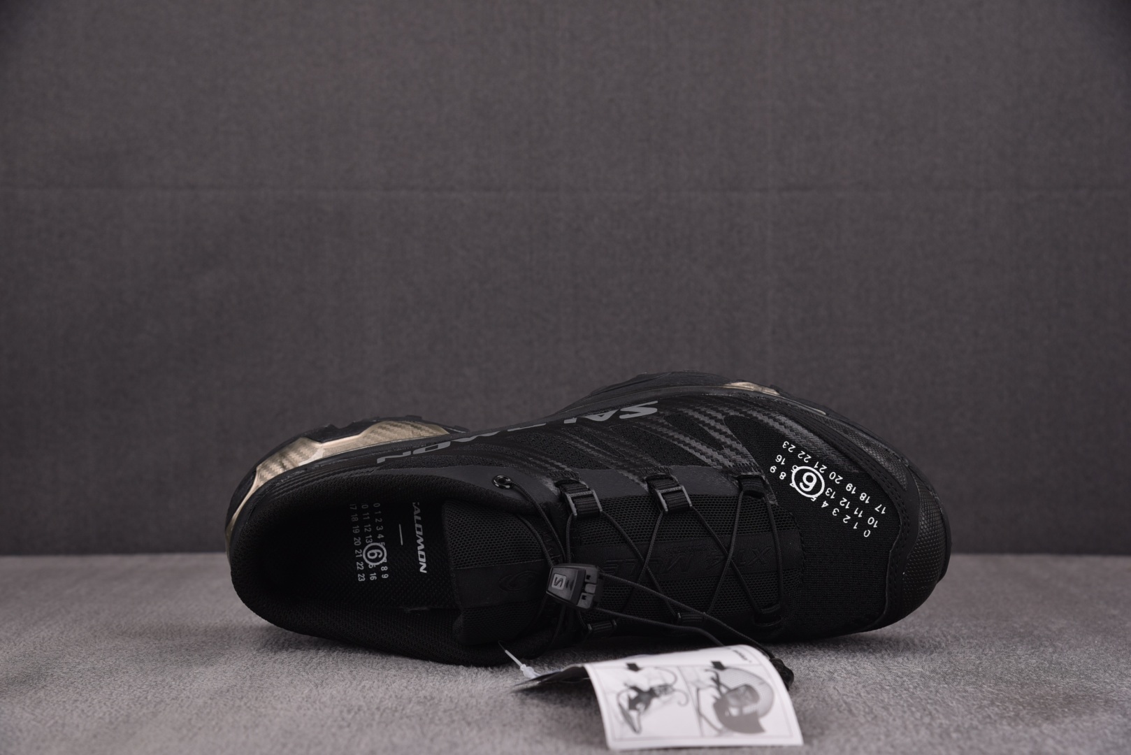  Salomon MM6 Maison Margiela x XT-4 Mule Black 黑色  尺