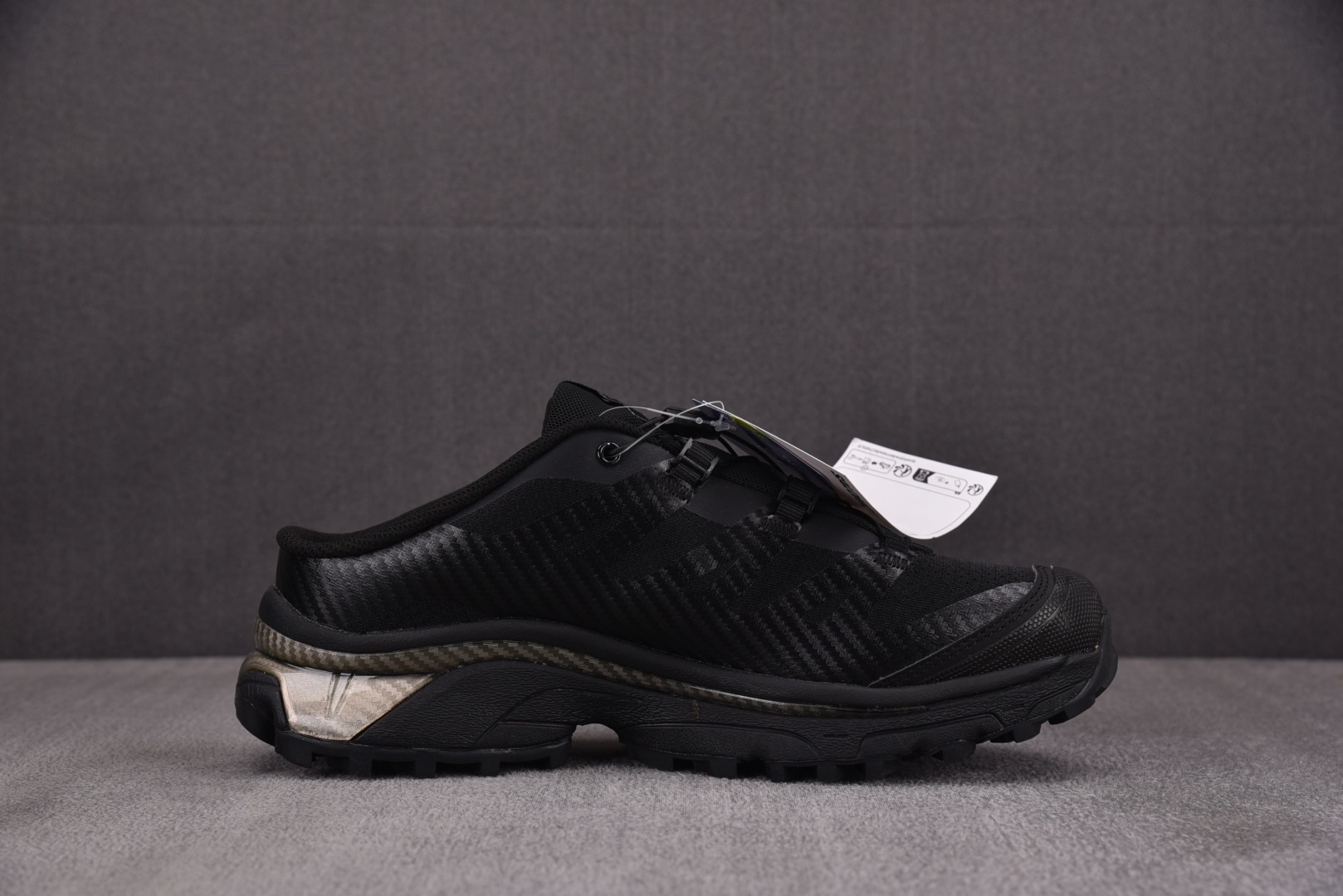  Salomon MM6 Maison Margiela x XT-4 Mule Black 黑色  尺