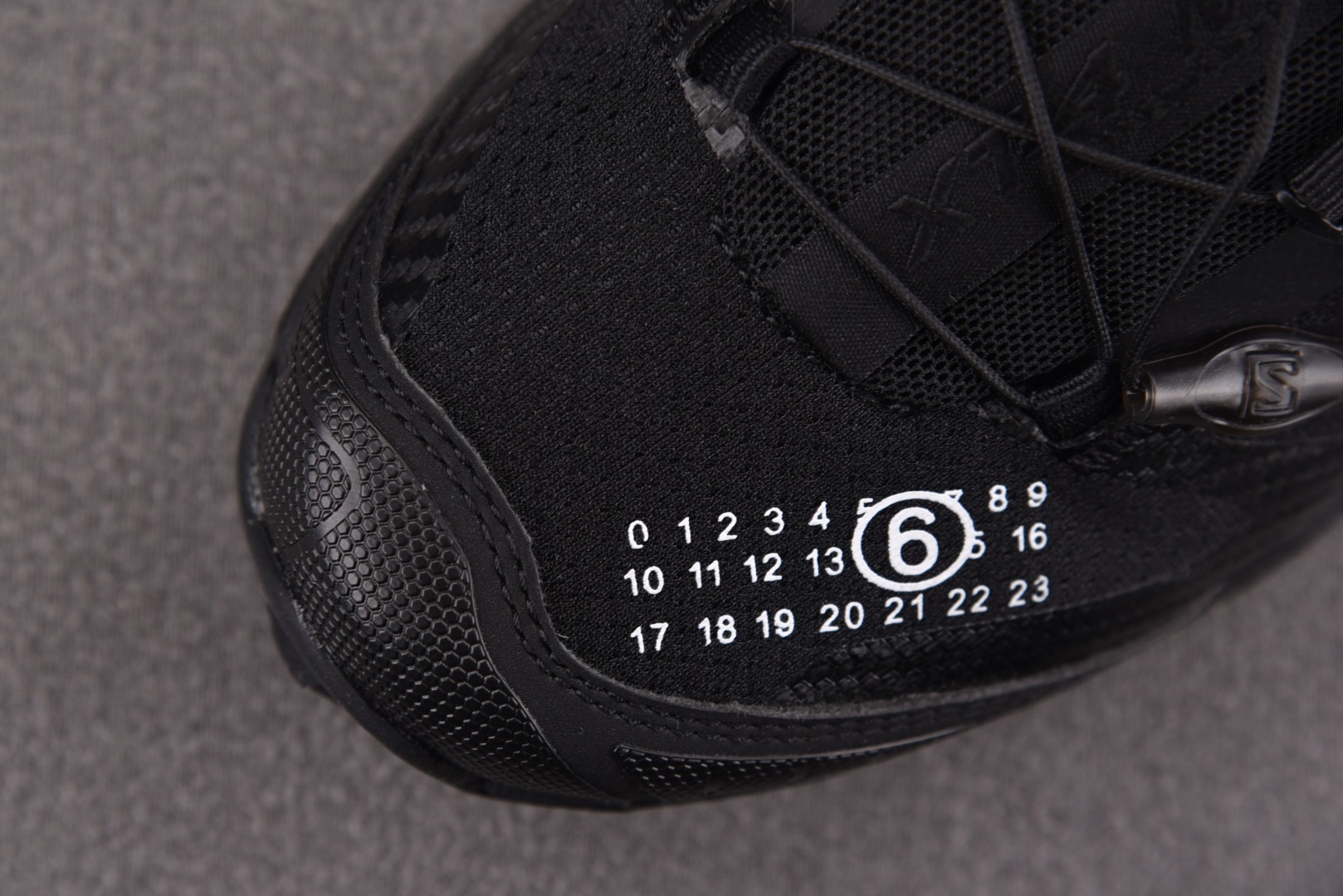  Salomon MM6 Maison Margiela x XT-4 Mule Black 黑色  尺