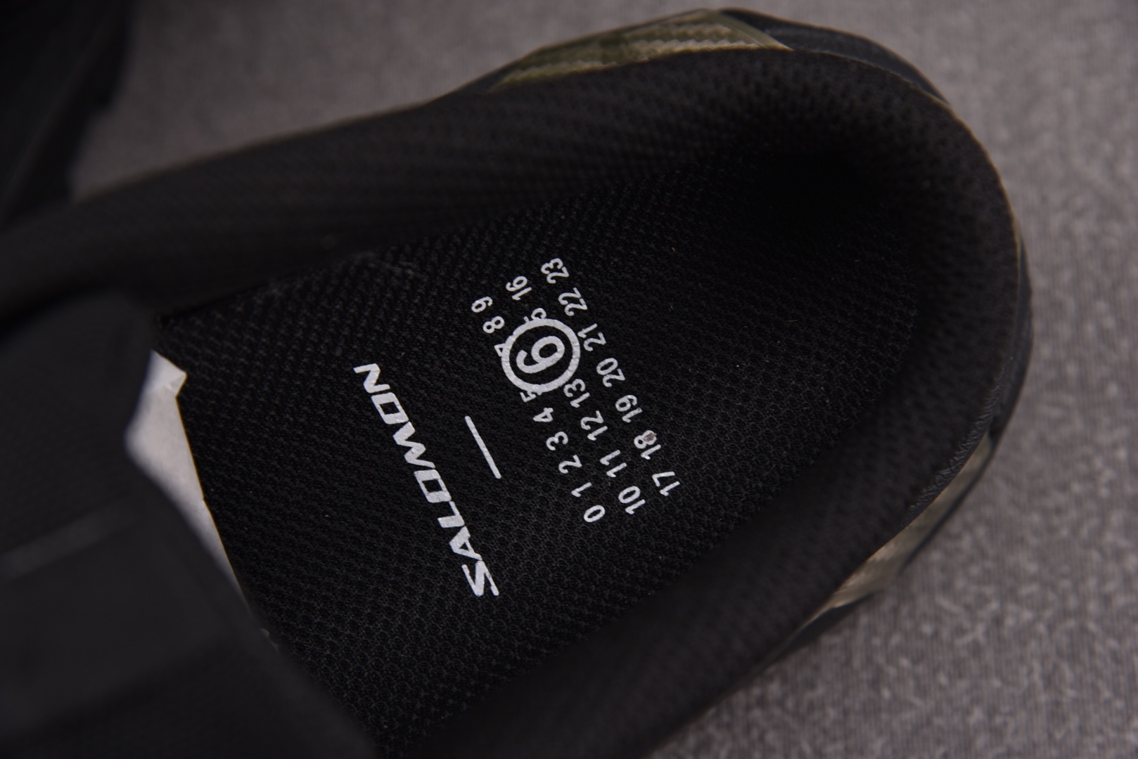  Salomon MM6 Maison Margiela x XT-4 Mule Black 黑色  尺