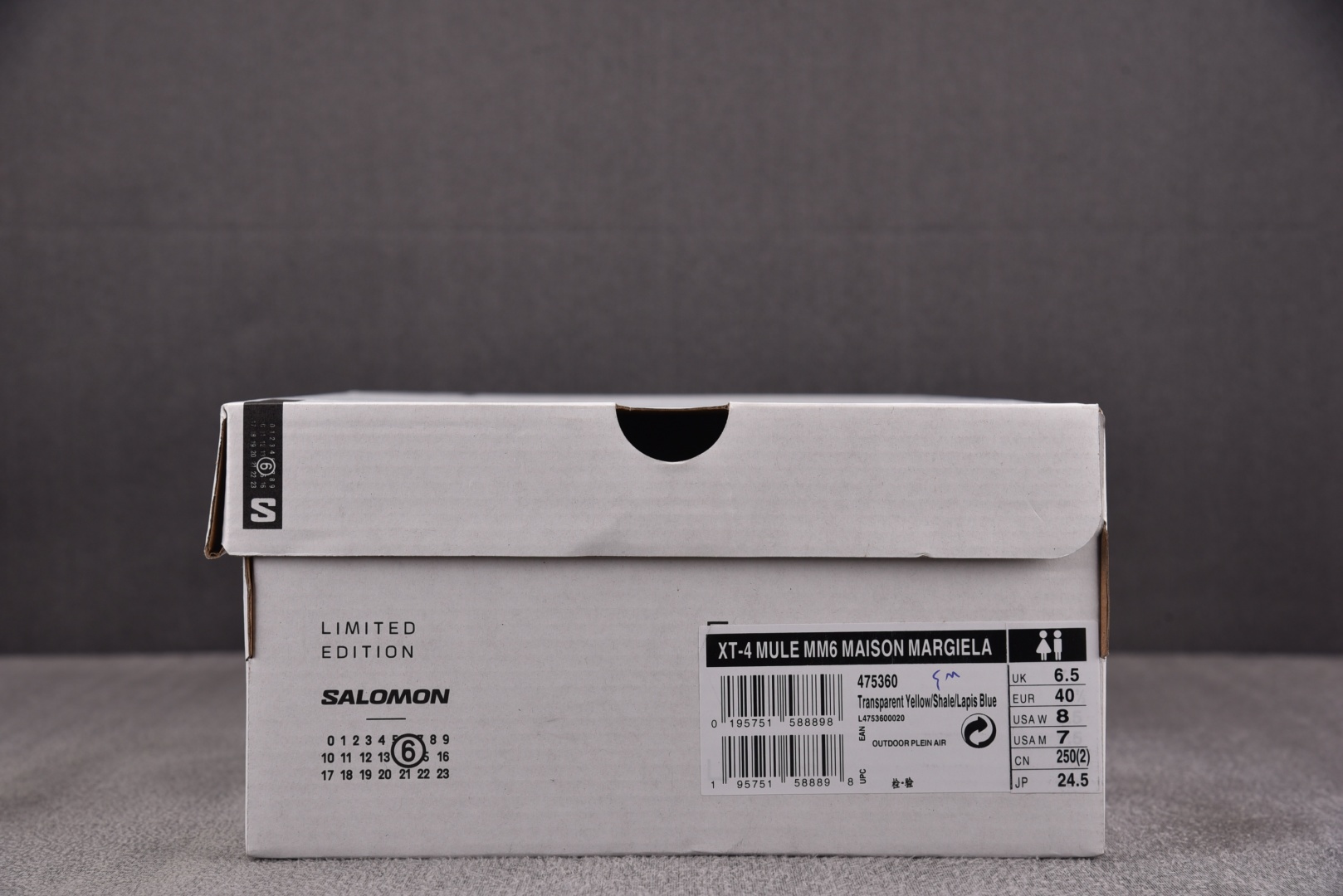 Salomon MM6 Maison Margiela x XT-4 Mule Light Yello