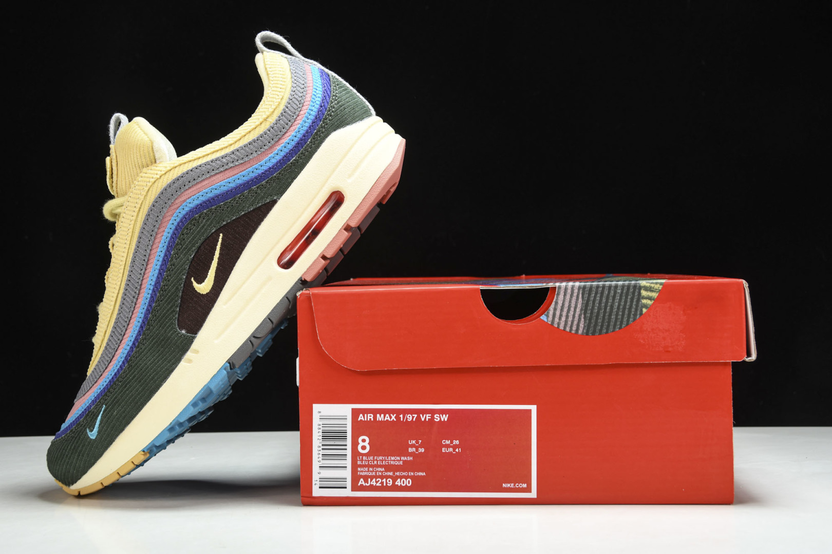97 灯芯绒 尺码：36-47.5

纯原版出品-Nike Air Max 1/97 灯芯绒 AJ421