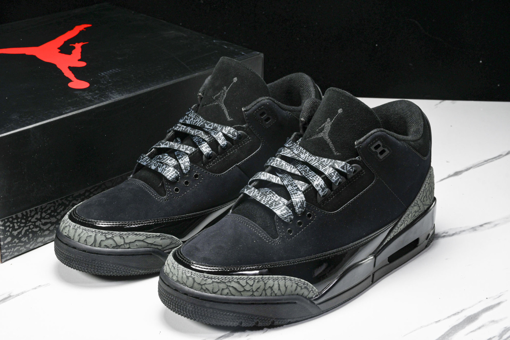 AJ3黑猫  尺码40-47.5

纯原版出品-AIR JORDAN 3 RETRO 黑猫 CK9246
