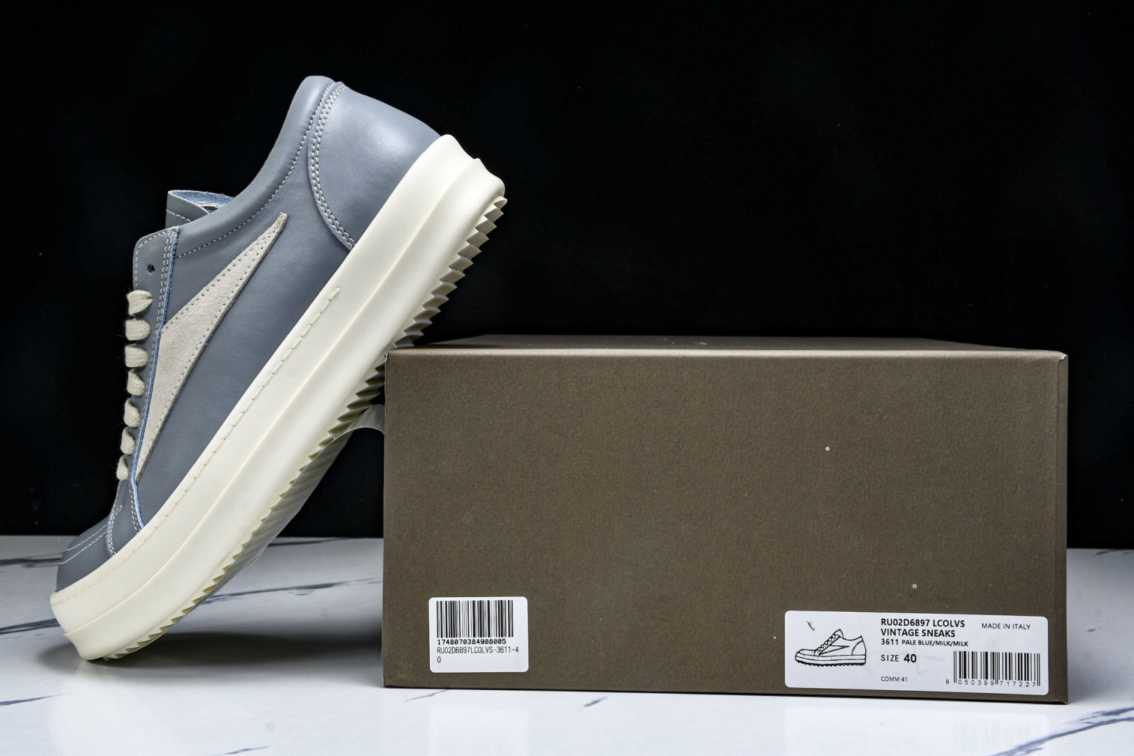 Rick 尺码36-46

纯原版出品-Rick Owens RO Mega 瑞克·欧文斯 雾霾蓝
尺码