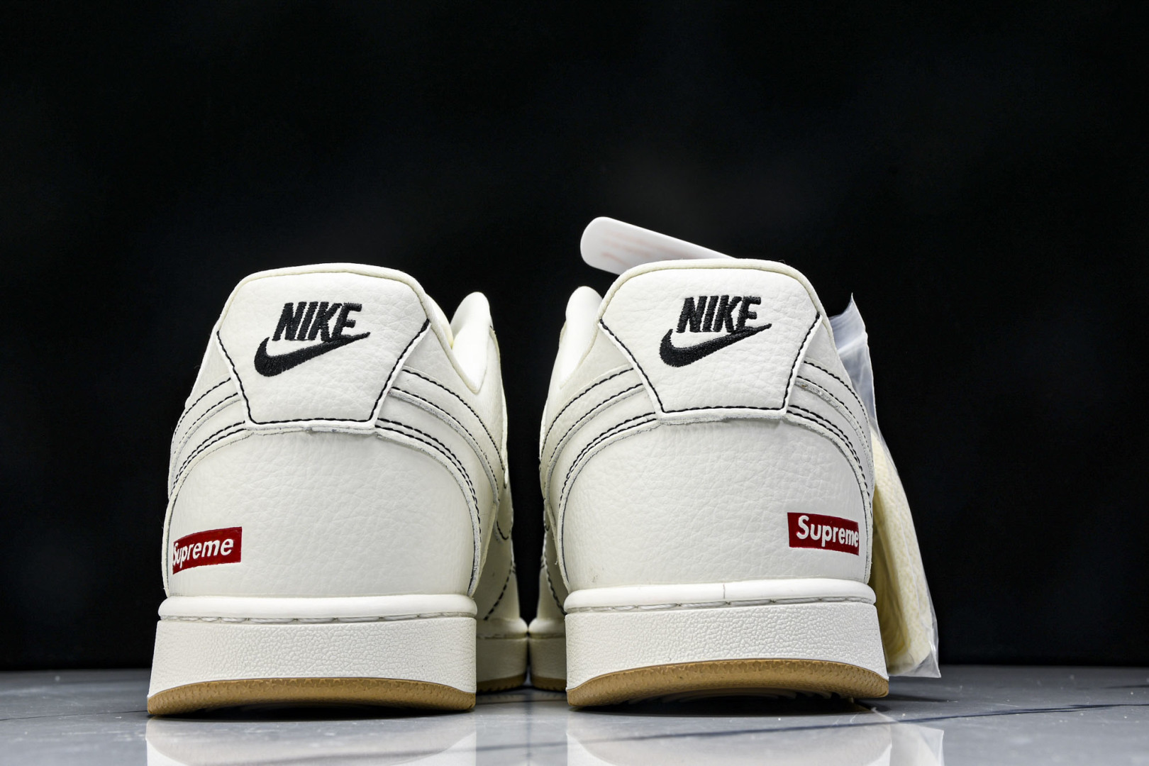  Nike Air Force 1'07 Supreme 联名 米白  货号：CS5288 013 尺寸