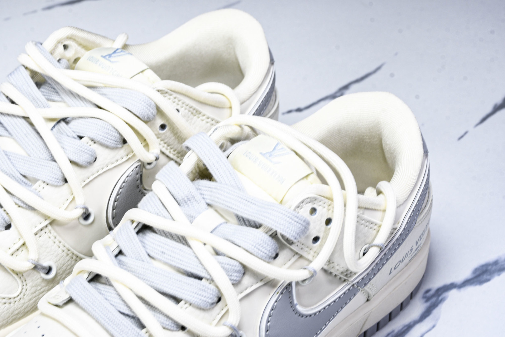  Nike SB Dunk Low LV联名 绑带灰勾 周年高端定制 低帮休闲板鞋 DM6868-092