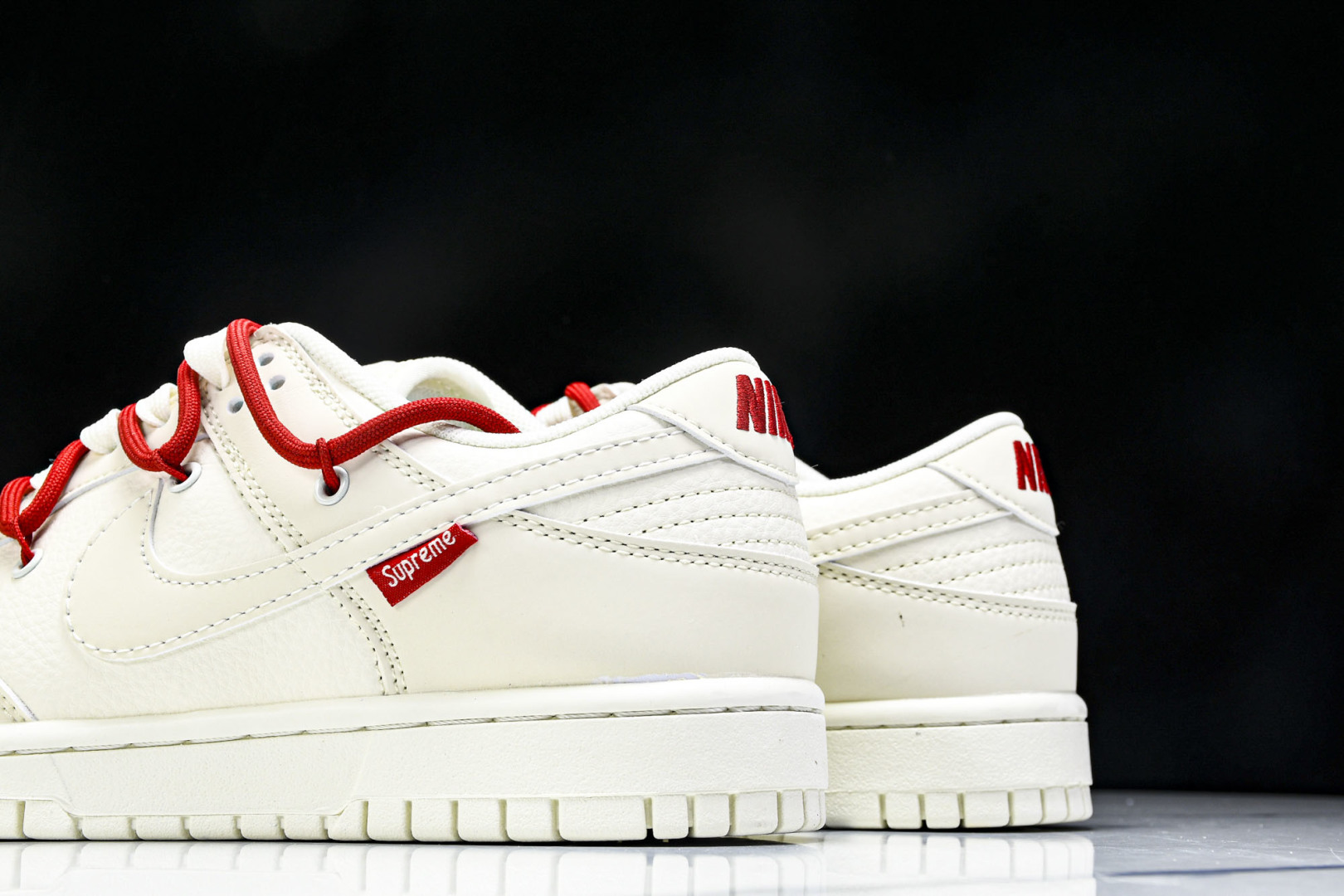  Nike SB Dunk Low Sup联名 白红绑带 周年高端定制 低帮休闲板鞋 DM6868-08