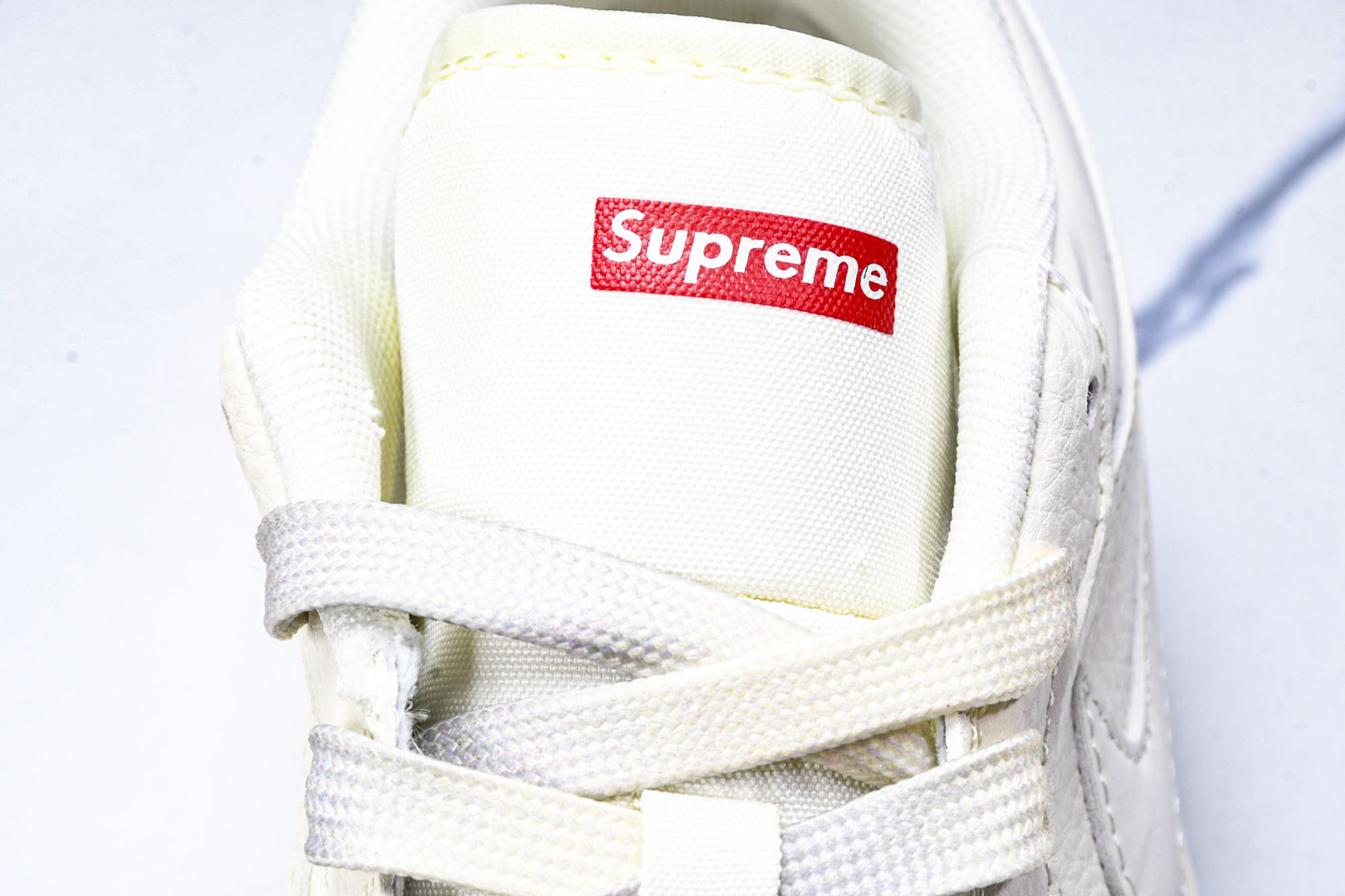  Air Jordan 1 Low AJ1 乔1 Supreme联名 米灰双色 高端定制 低帮复古篮球鞋