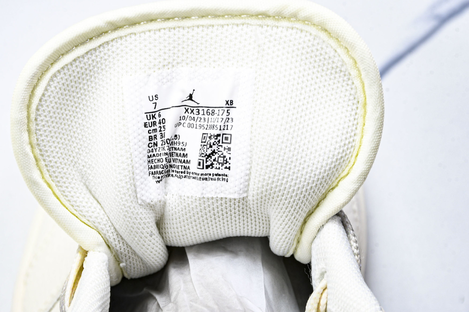  Air Jordan 1 Low AJ1 乔1 Supreme联名 米灰双色 高端定制 低帮复古篮球鞋