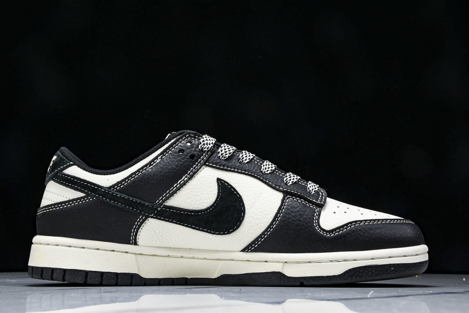  Nike SB Dunk Low 北面联名 黑白黑勾黑勾 周年高端定制 低帮休闲板鞋 YX5066-3