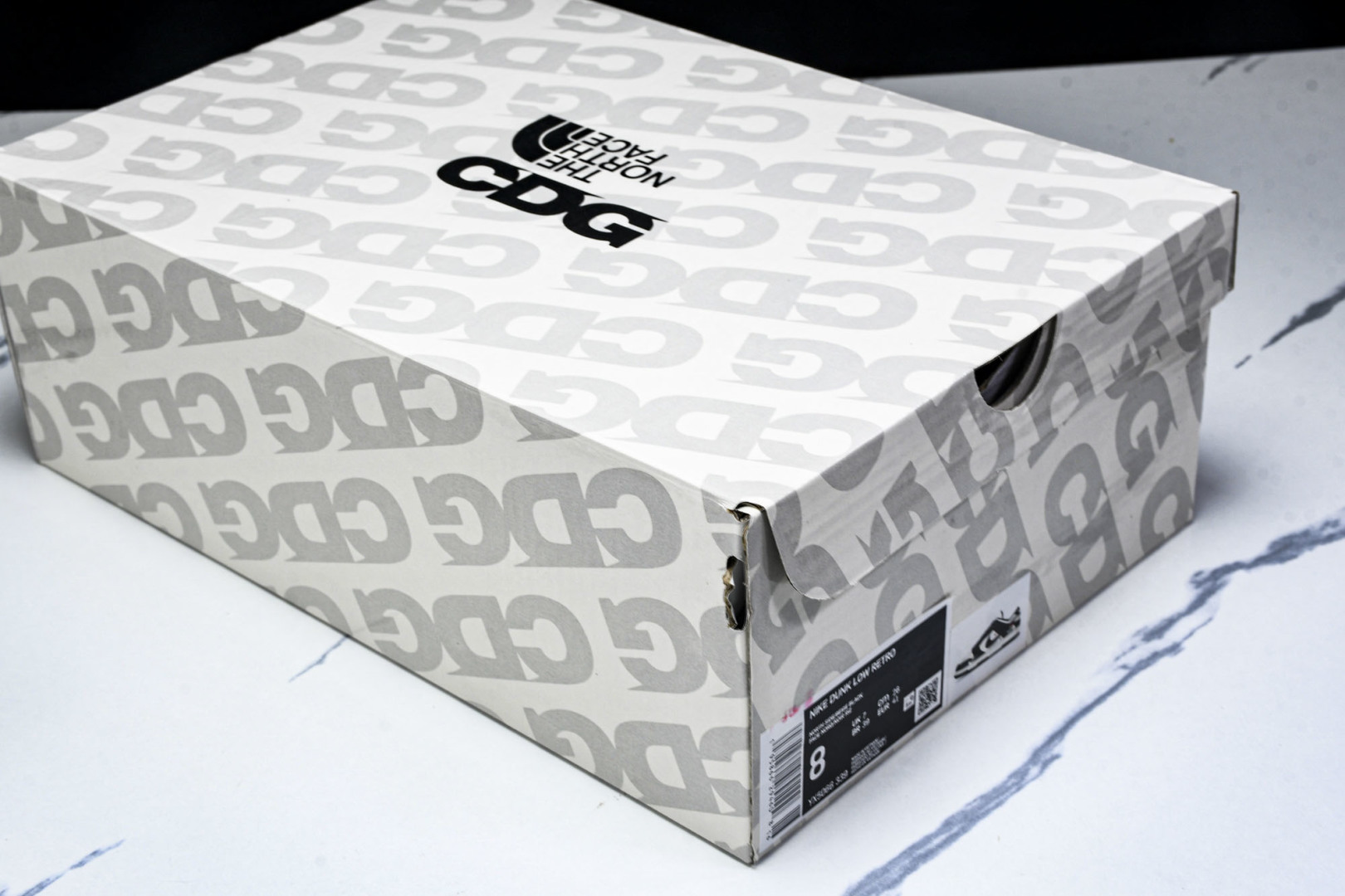  Nike SB Dunk Low 北面联名 黑白黑勾黑勾 周年高端定制 低帮休闲板鞋 YX5066-3