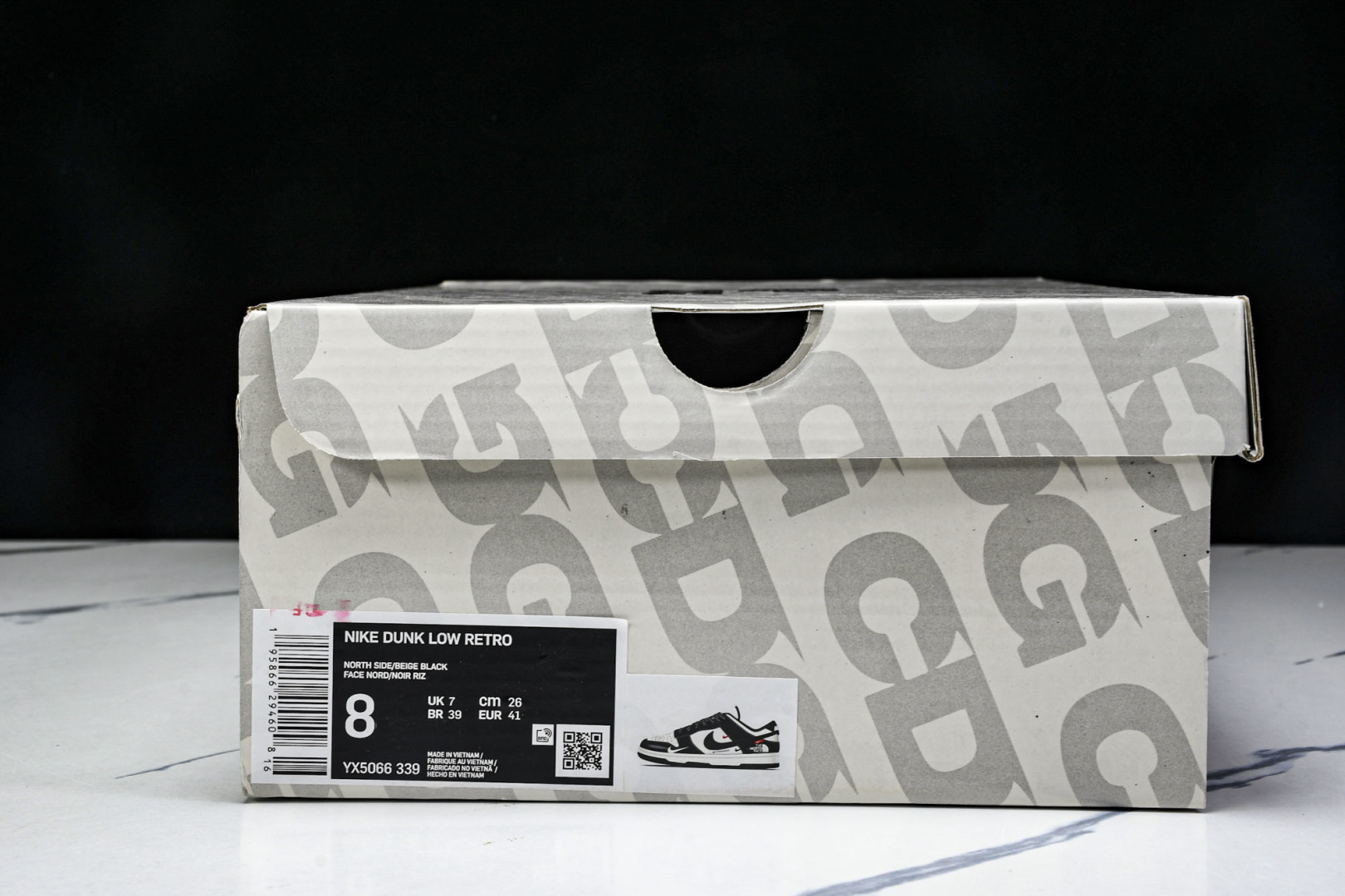  Nike SB Dunk Low 北面联名 黑白黑勾黑勾 周年高端定制 低帮休闲板鞋 YX5066-3