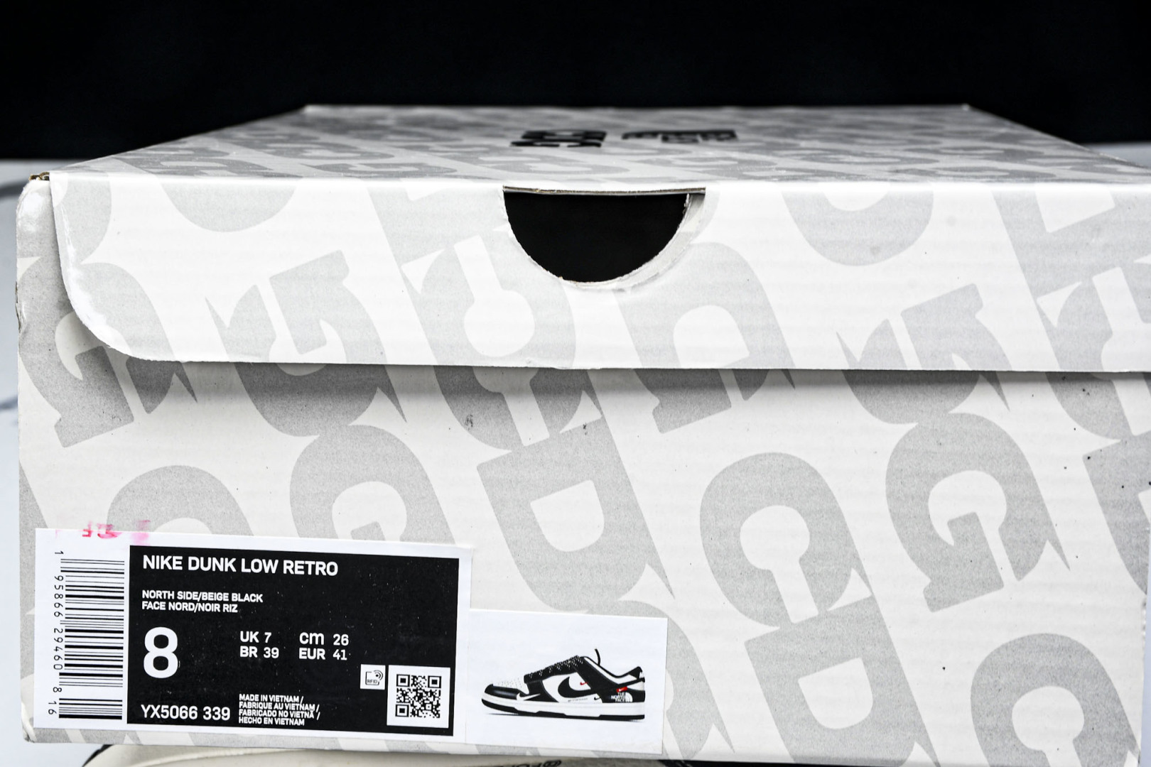  Nike SB Dunk Low 北面联名 黑白黑勾黑勾 周年高端定制 低帮休闲板鞋 YX5066-3
