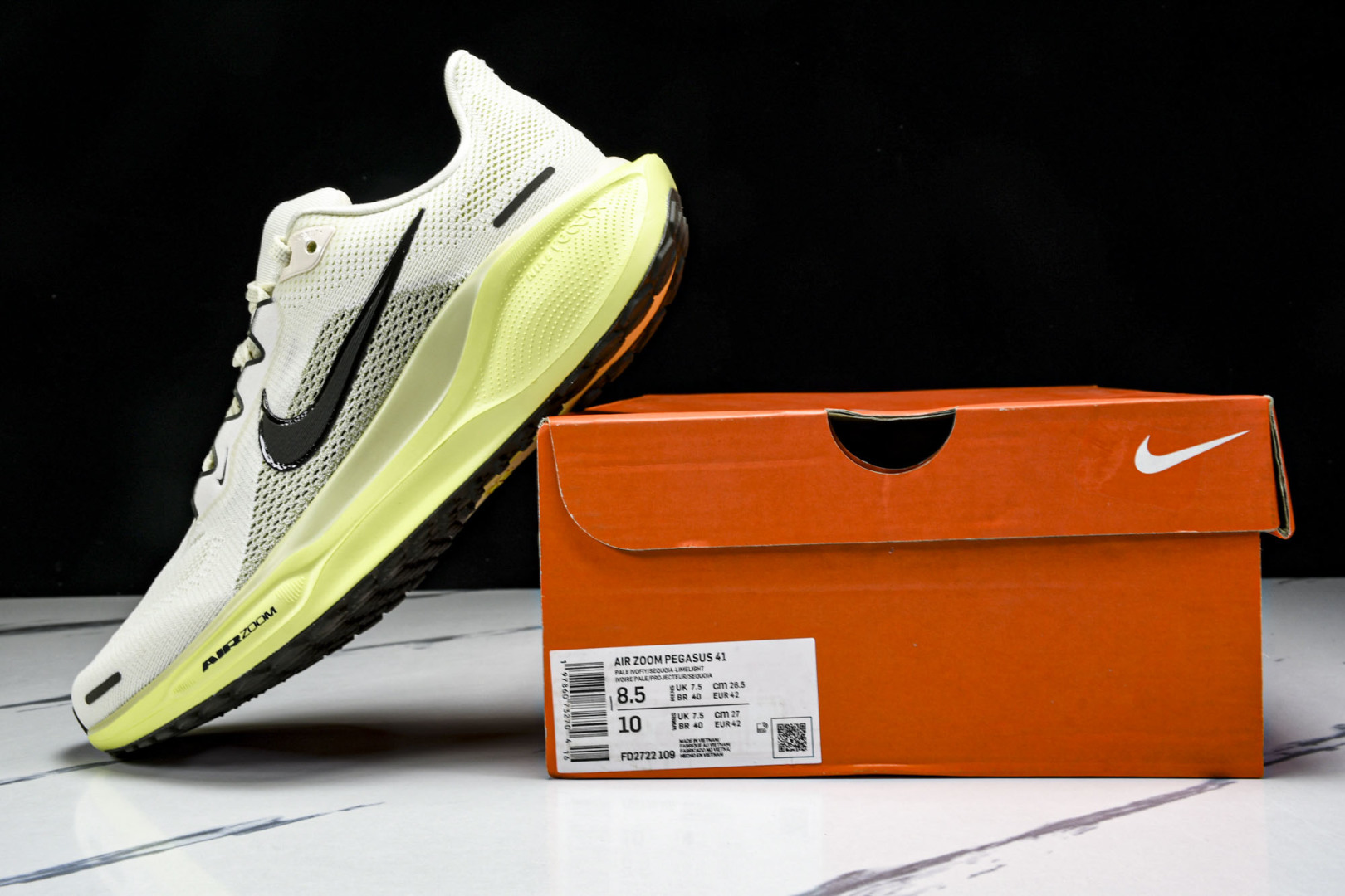  NK Air Zoom Pegasus 41  7811飞马41代 内置Zoom气垫 鞋盒钢印 原厂竖