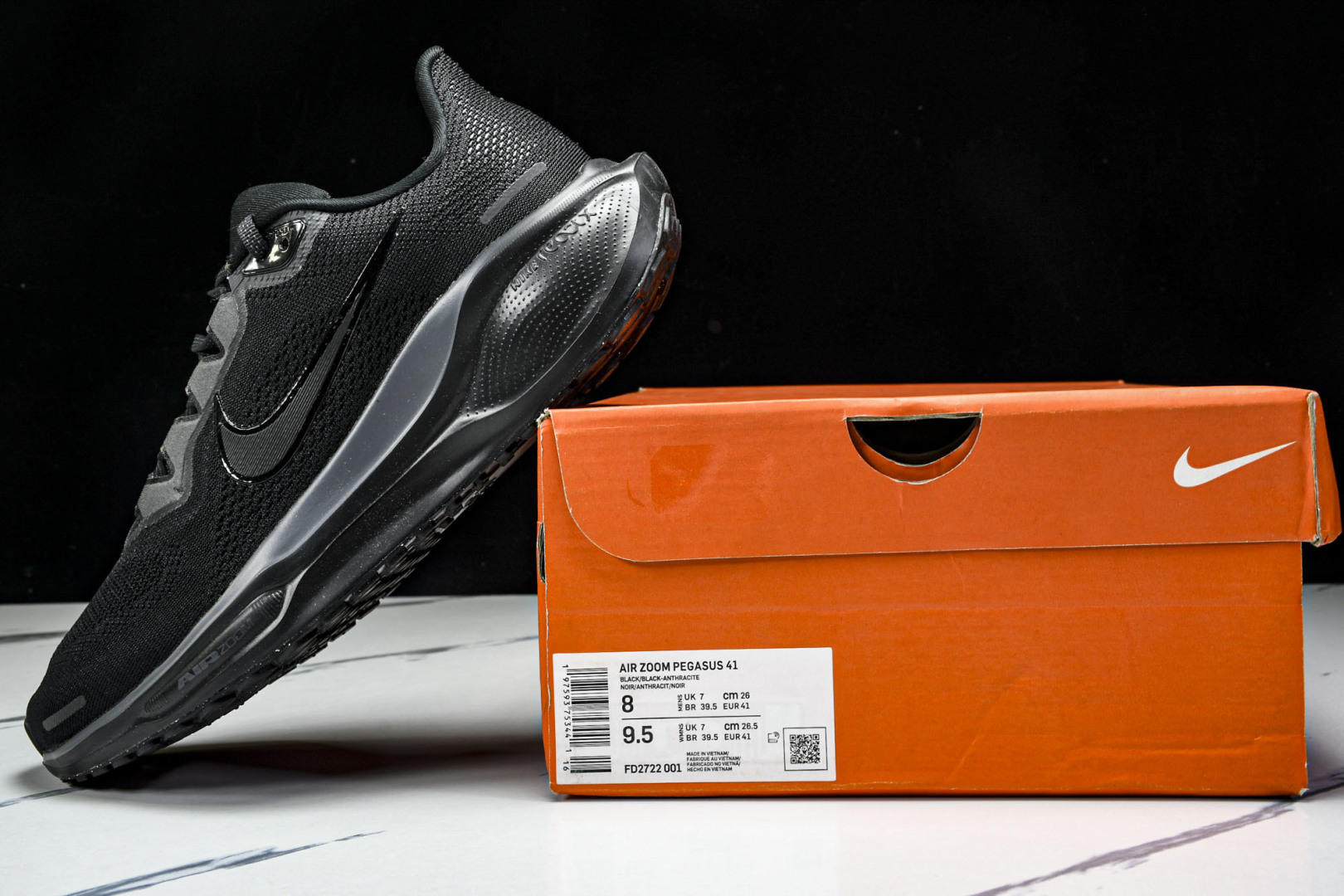  Nk Air Zoom Pegasus 41 耐克网面透气轻便耐磨跑鞋 FD2722-001 尺寸 3