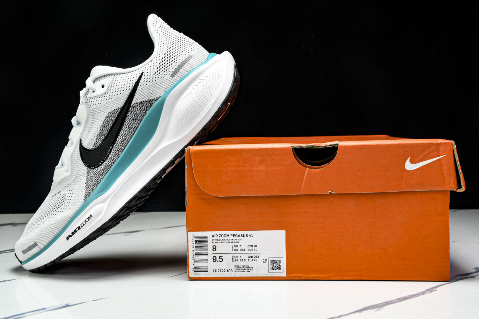  Nk Air Zoom Pegasus 41 耐克网面透气轻便耐磨跑鞋 FD2722-103 尺寸39