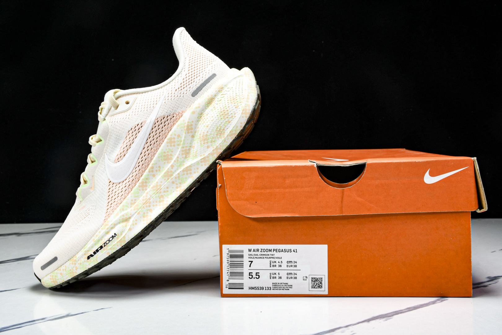  Nk Air Zoom Pegasus 41 耐克网面透气轻便耐磨跑鞋 HM5539-133 尺寸36