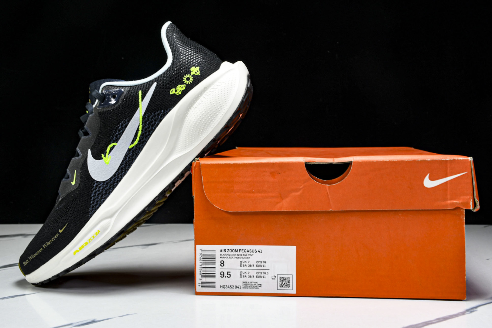  Nk Air Zoom Pegasus 41 耐克网面透气轻便耐磨跑鞋 HQ3452-041 尺寸 3