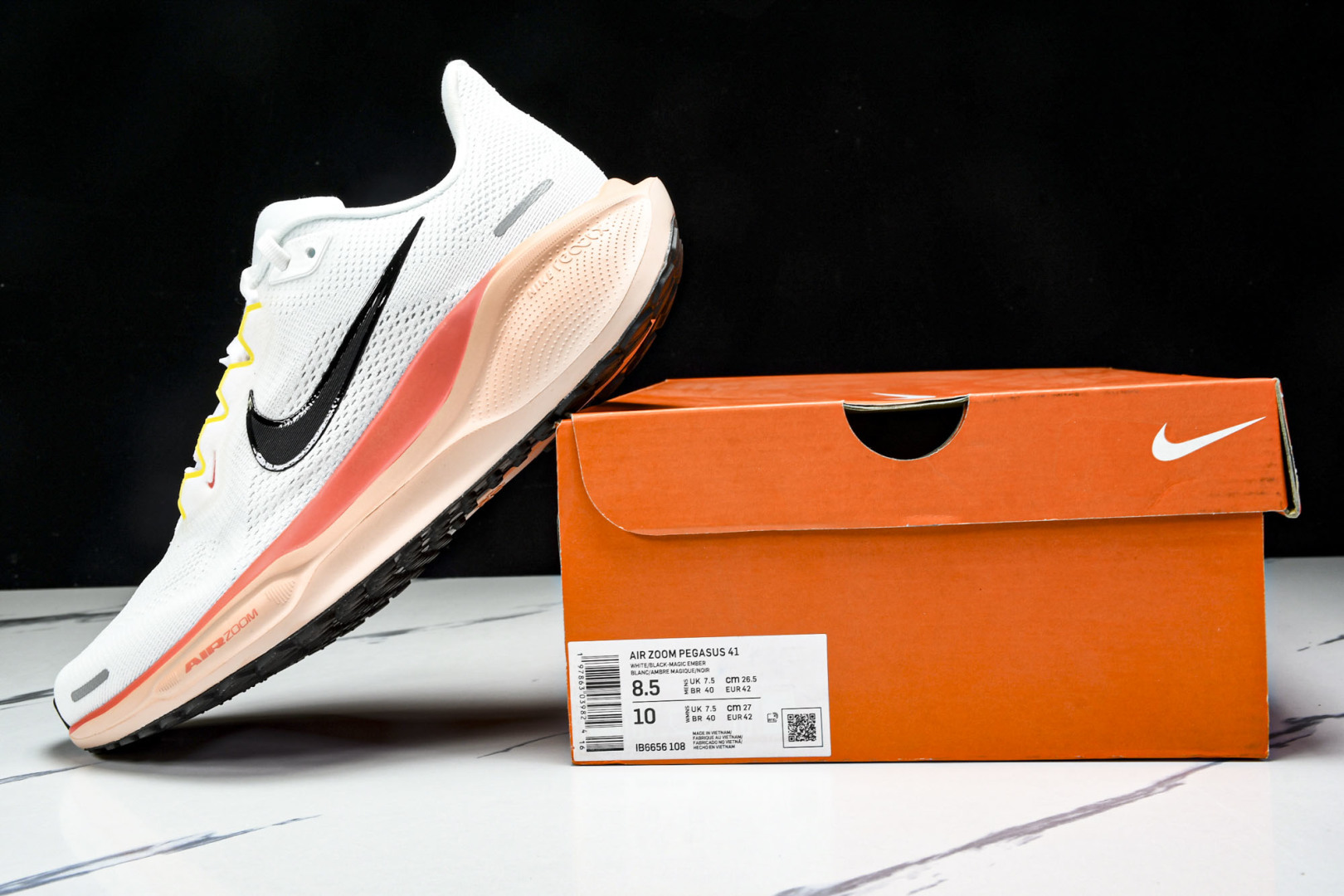 Nk Air Zoom Pegasus 41 耐克网面透气轻便耐磨跑鞋 IB6656-108 尺寸39