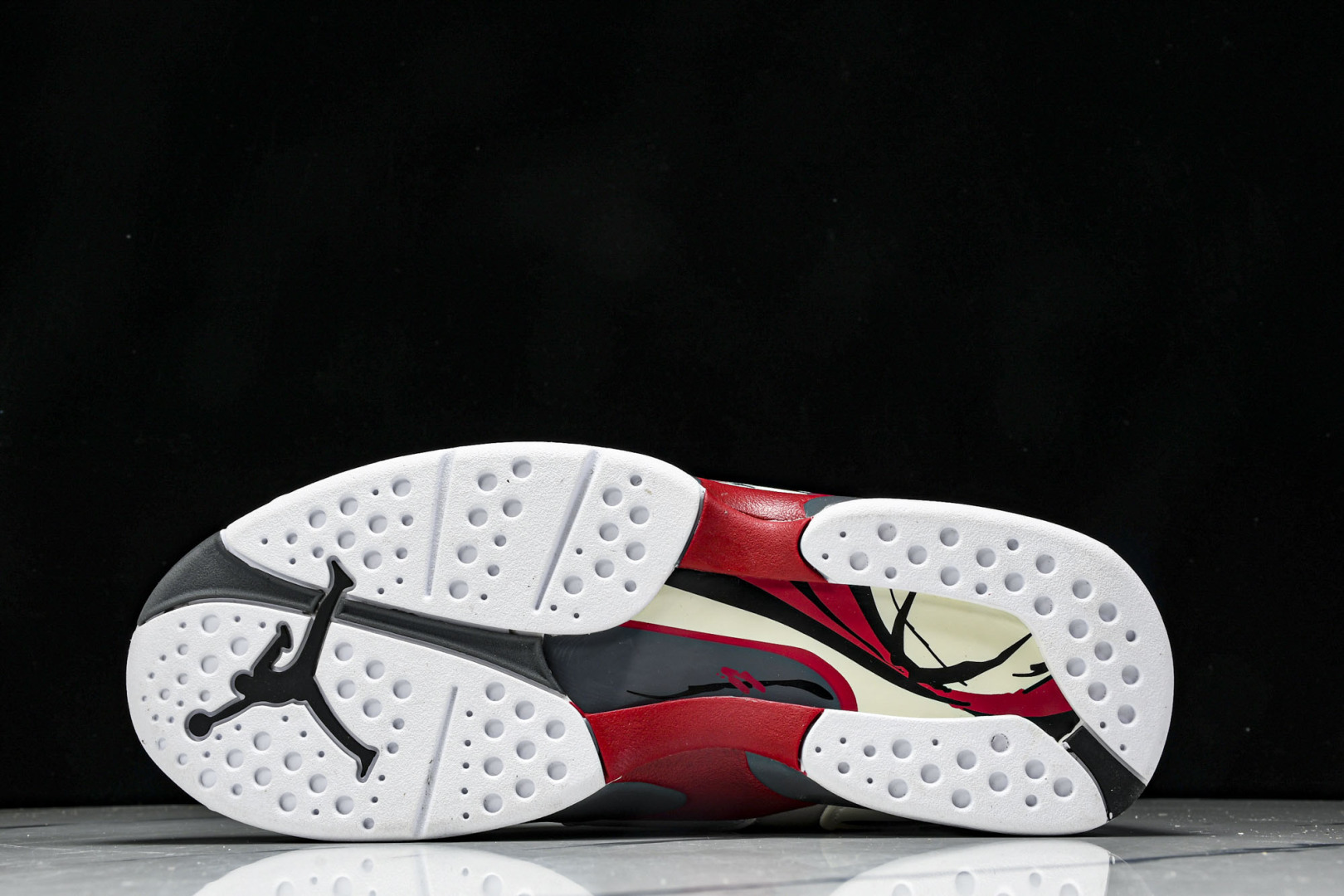  Air Jordan 8 Bugs Bunny AJ8 乔8兔八哥 白灰红 全头层 篮球鞋  货号：-