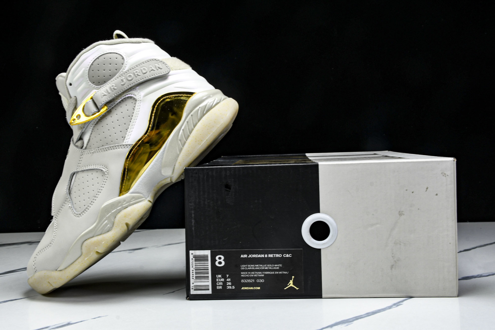  Air Jordan 8 Retro Champagne 米白香槟金 -030 尺码40 40.5 4