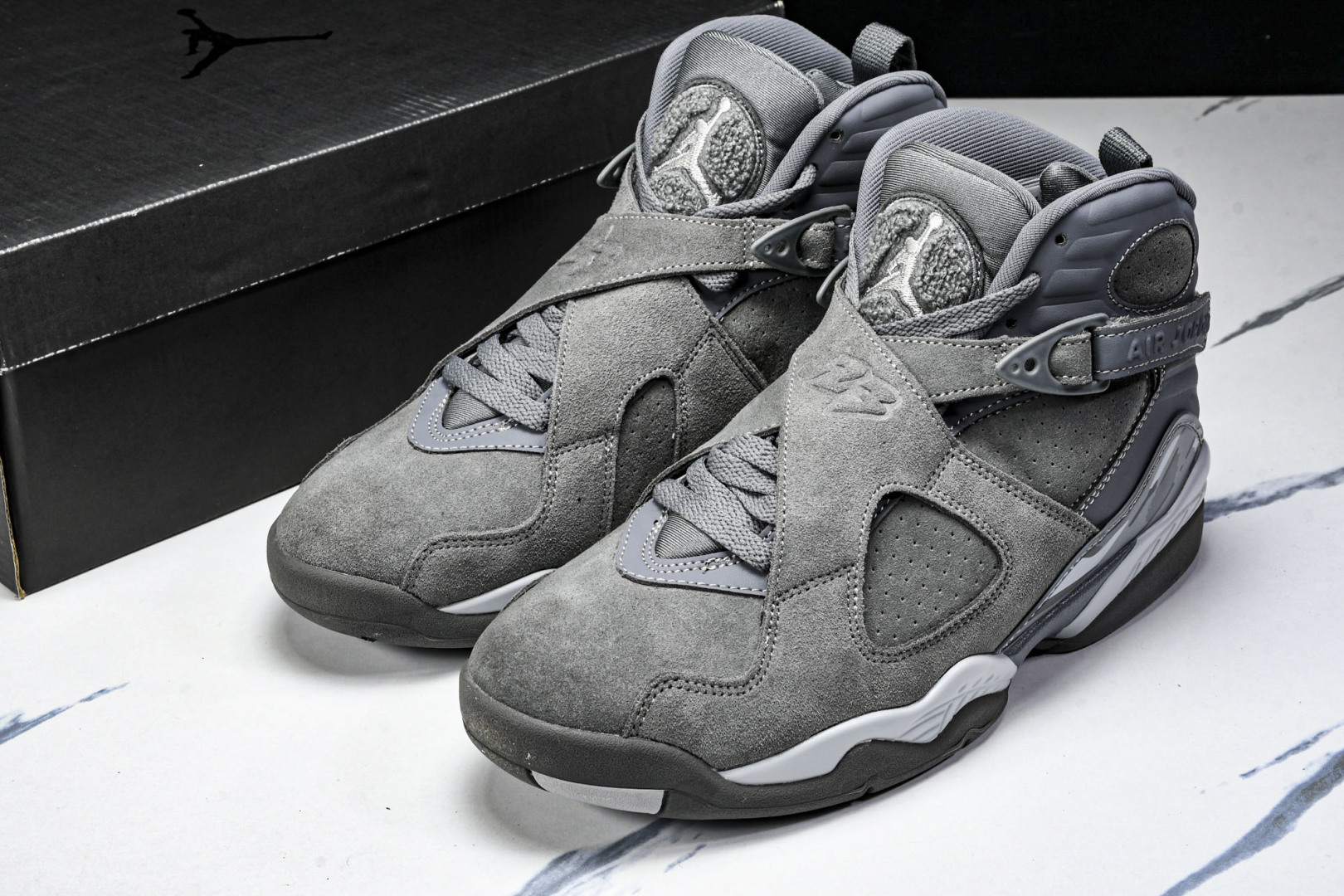  Air Jordan 8 Retro Cool Grey AJ8 乔8狼灰 -014 尺码40 40.