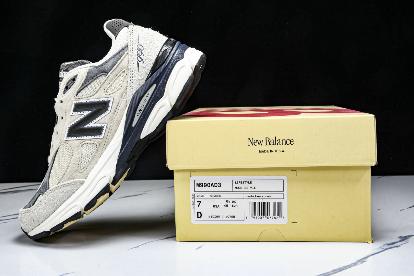  美产 New Balance 990 v3 潮流复古跑步鞋 M990AD3 尺寸36 37 37.5 