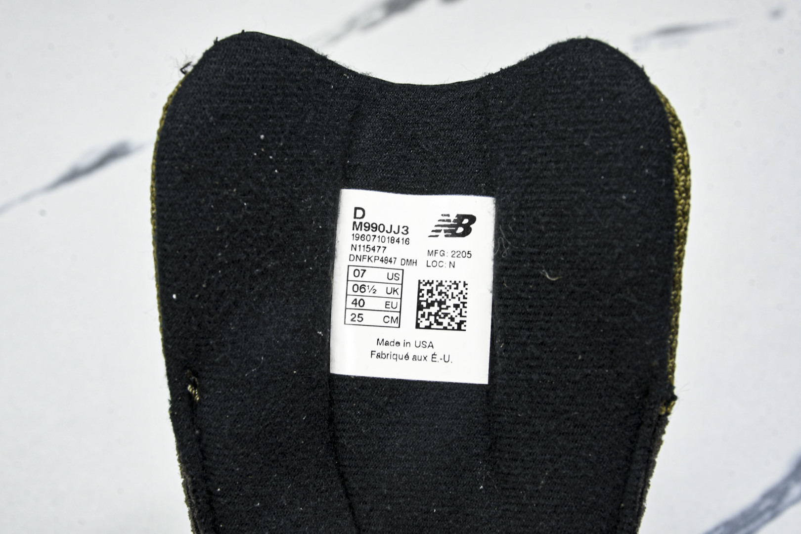  美产 New Balance 990V3 联名款 经典复古休闲运动百搭老爹跑步鞋 M990JJ3 尺寸