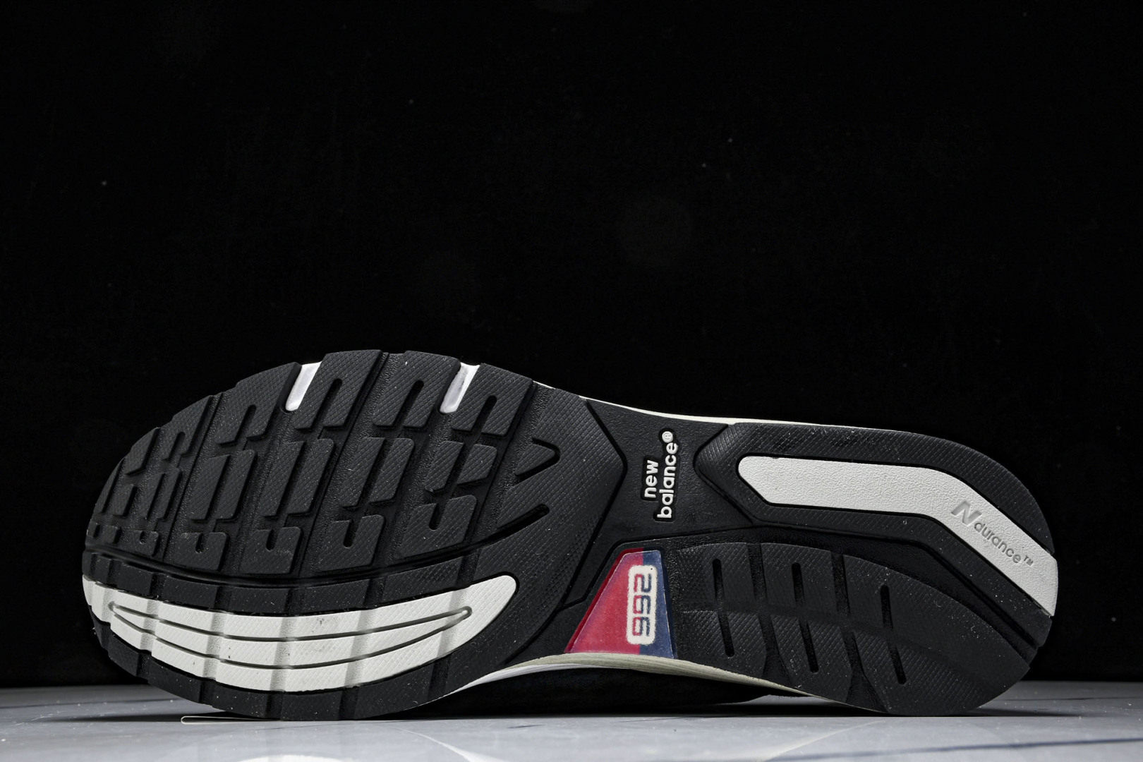  美产 New Balance 992 经典百搭低帮复古休闲跑步鞋 男女同款 海军蓝 M992GG 尺寸