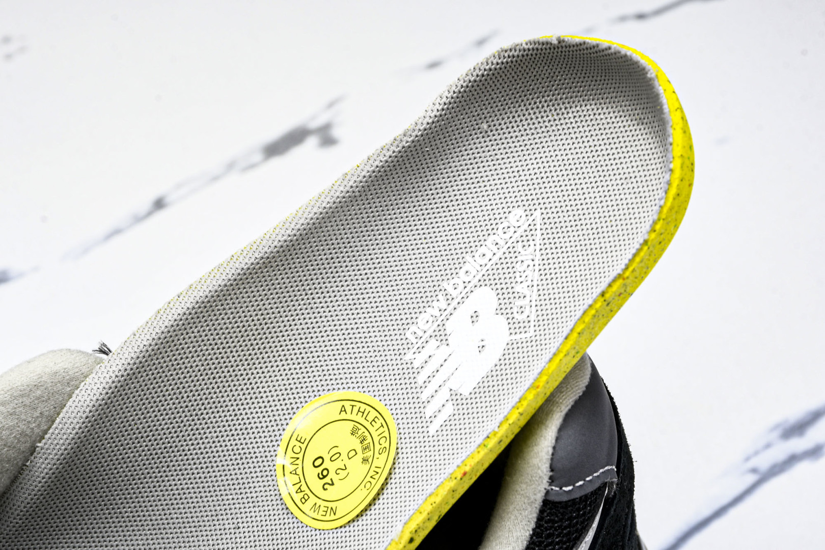  美产 New Balance 992 经典百搭低帮复古休闲跑步鞋 男女同款 黑灰色 M992EB 尺寸