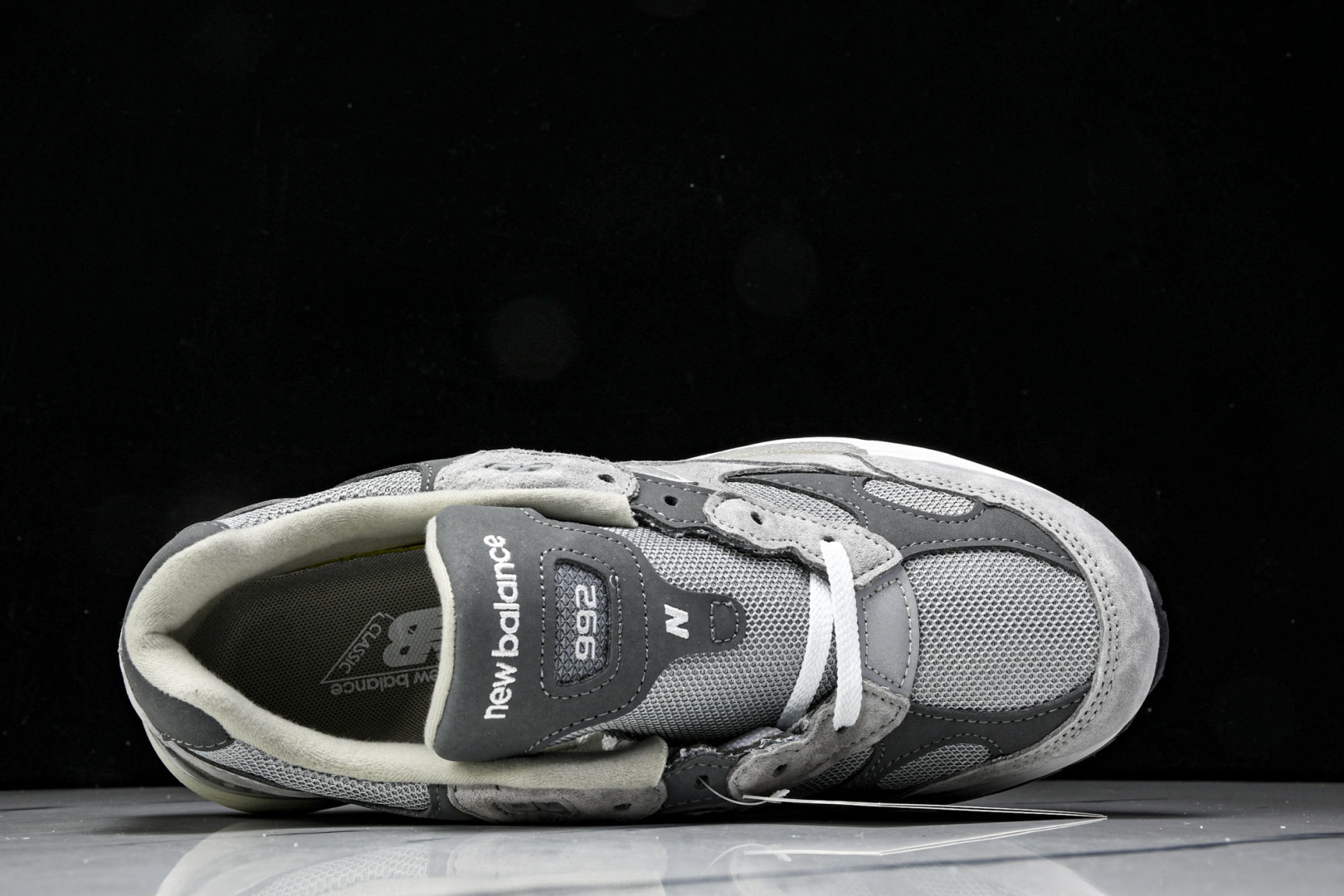  美产 New Balance 992 经典百搭低帮复古休闲跑步鞋 男女同款 元祖灰 M992GR 尺寸