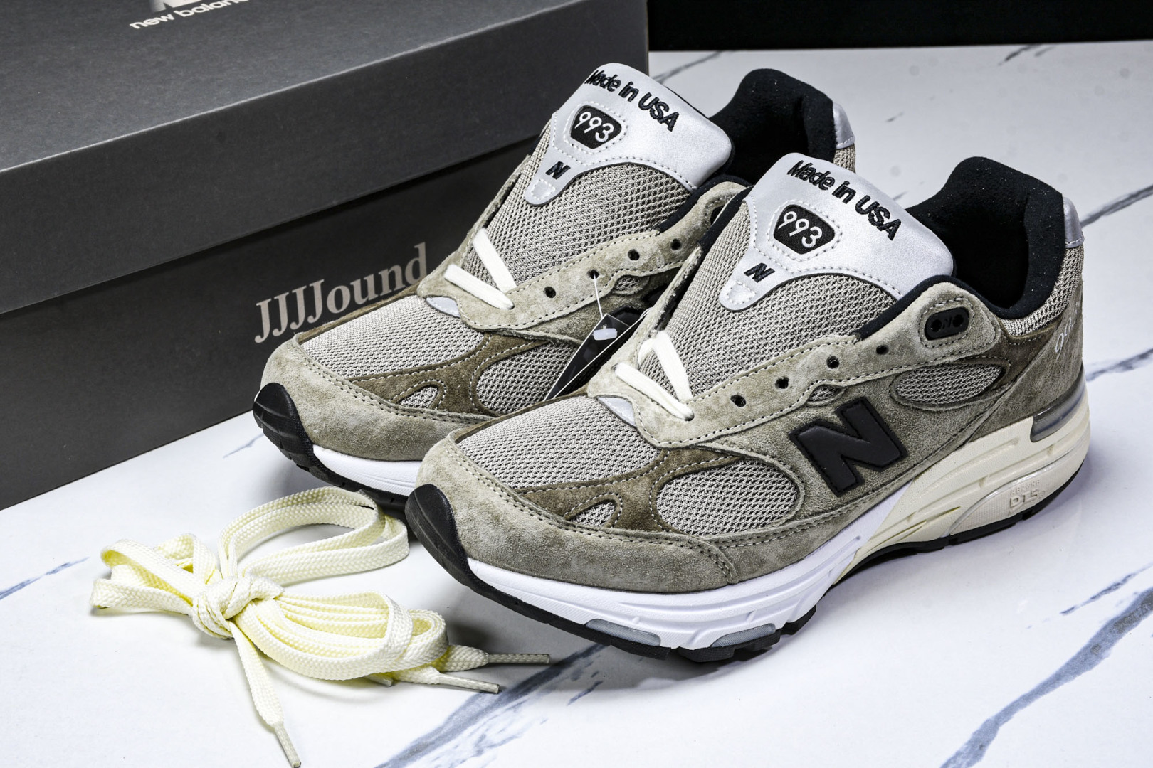  美产 New Balance 993 系列 复古休闲跑步鞋 男女同款 U993WS 尺寸36 37 3