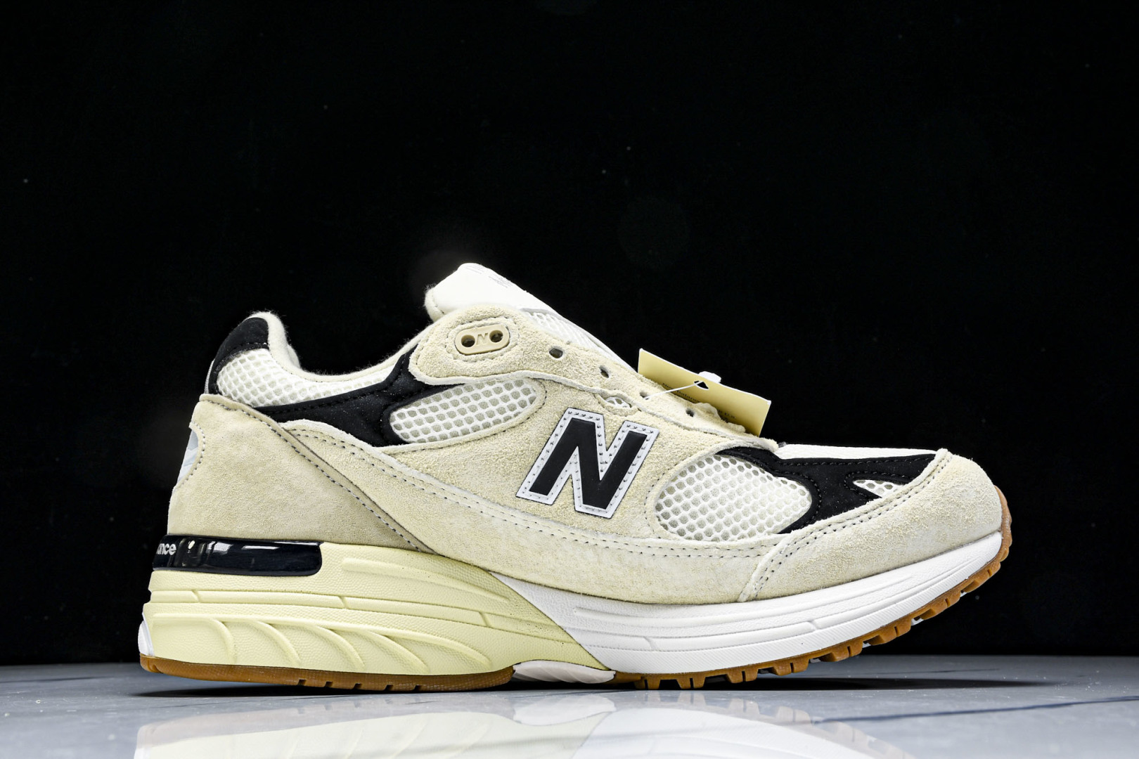  美产 New Balance 993 系列 复古休闲跑步鞋 男女同款 灰黑 U993WS 尺寸36 3
