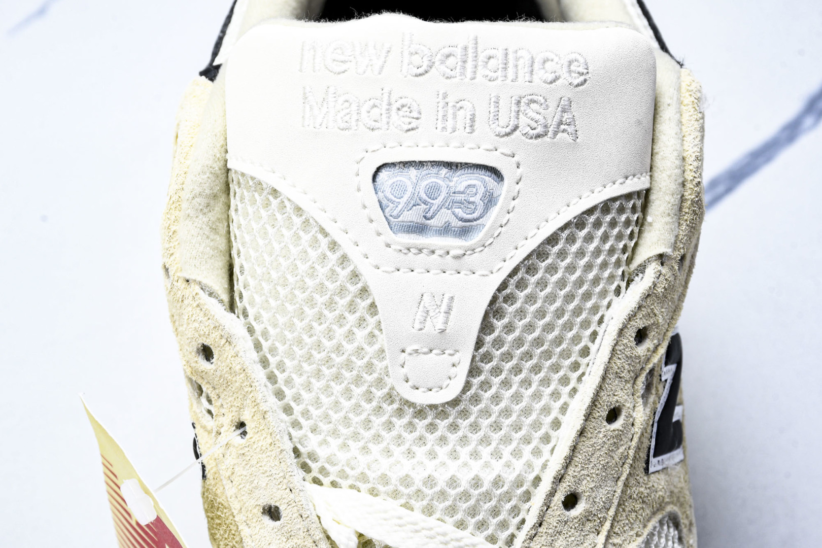  美产 New Balance 993 系列 复古休闲跑步鞋 男女同款 灰黑 U993WS 尺寸36 3