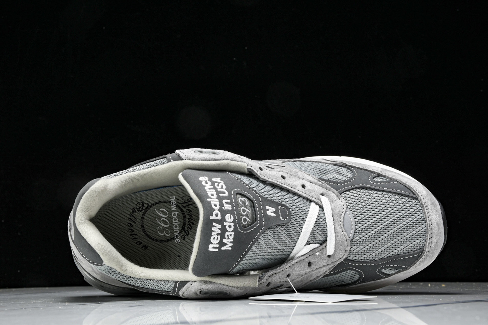  美产 New Balance 993 系列 复古休闲跑步鞋 男女同款 灰色 MR993GL 尺寸36 