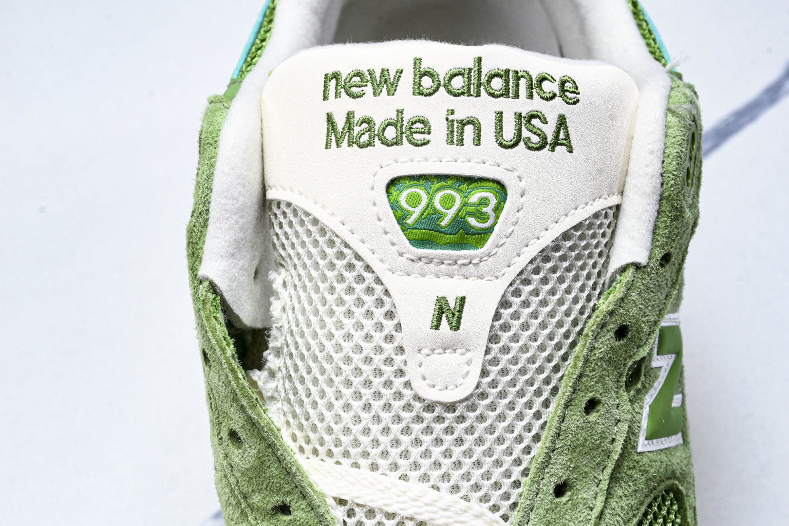  美产 New Balance 993 系列 复古休闲跑步鞋 男女同款 绿色 U993GW 尺寸36 3