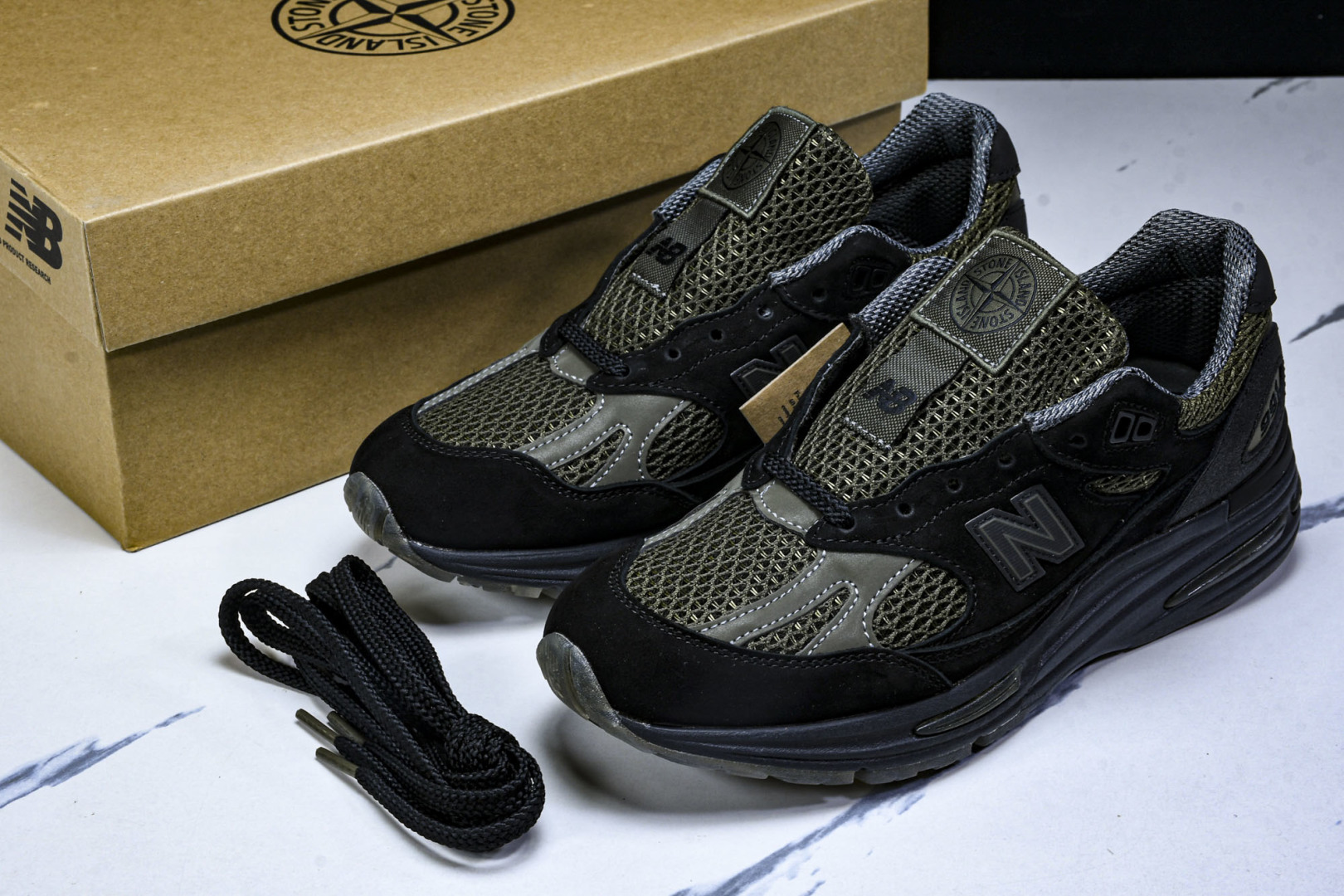  美产 New Balance Made In USA M991 V2系列 石头岛联名 美产经典百搭老爹