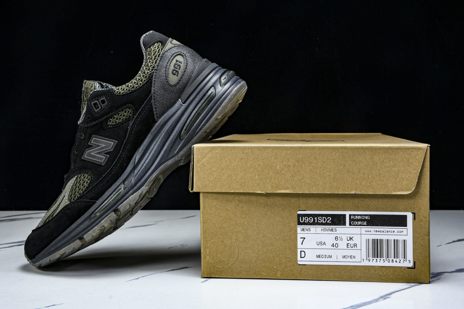  美产 New Balance Made In USA M991 V2系列 石头岛联名 美产经典百搭老爹